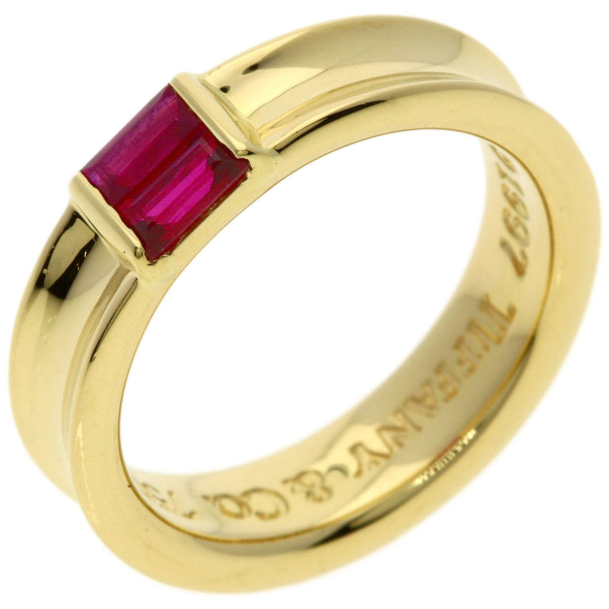 Tiffany Yellow Gold (18K) Band Ring (Pre-Owned)