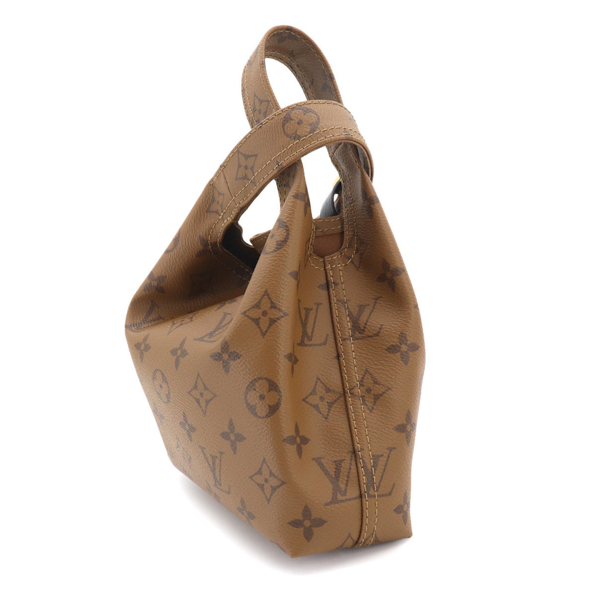 Louis Vuitton Brown Monogram Reverse Monogram Reverse Leather Handbag (Pre-Owned)