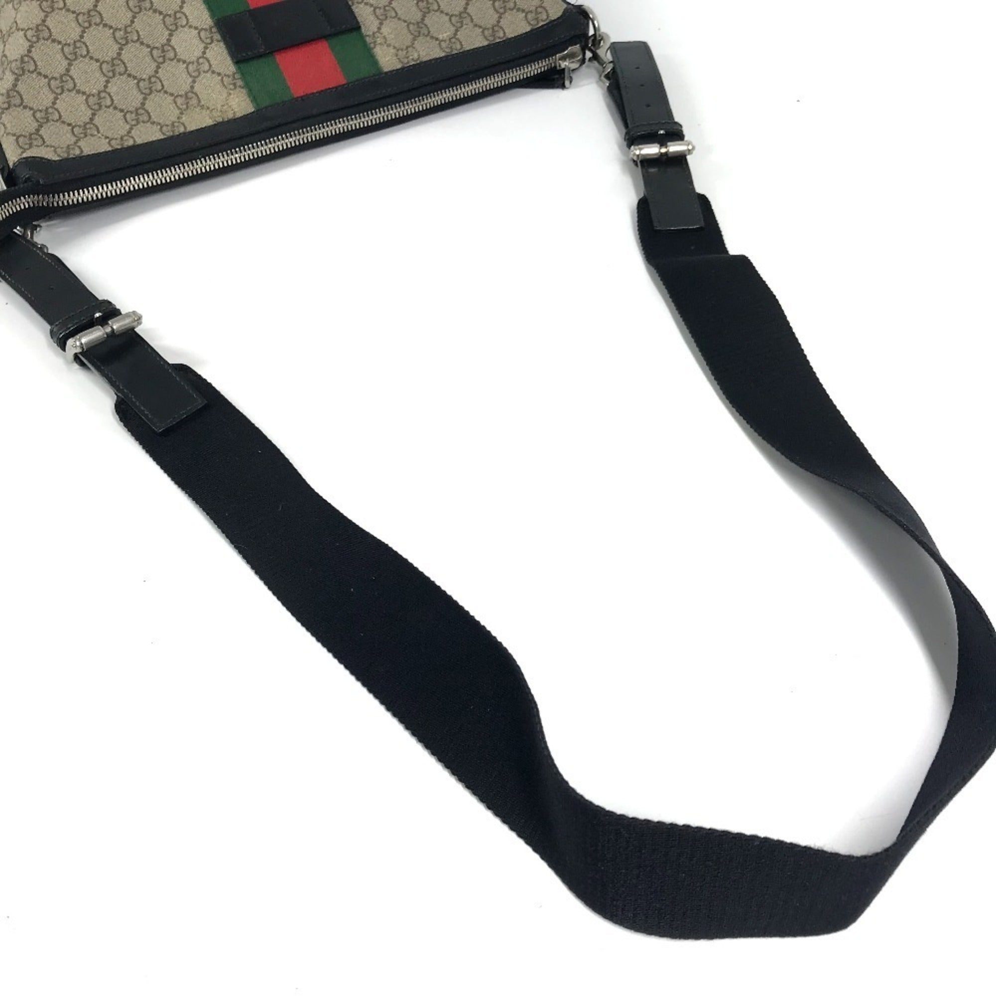 Gucci Beige Gg Supreme Shoulder Bag (Pre-Owned)