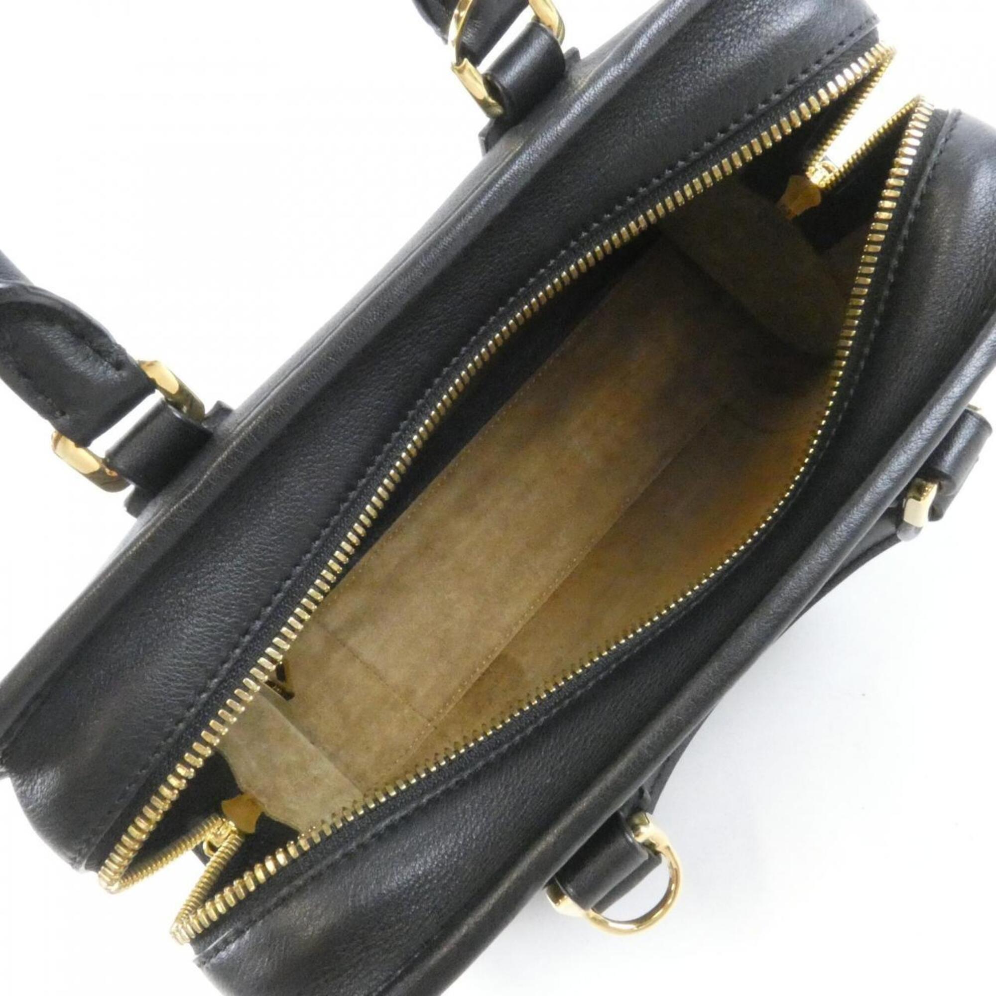 Loewe Black Leather Handbag (Pre-Owned)