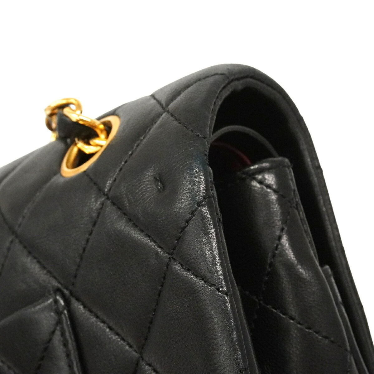 Chanel Black Leather Shoulder Bag (Pre-Owned)