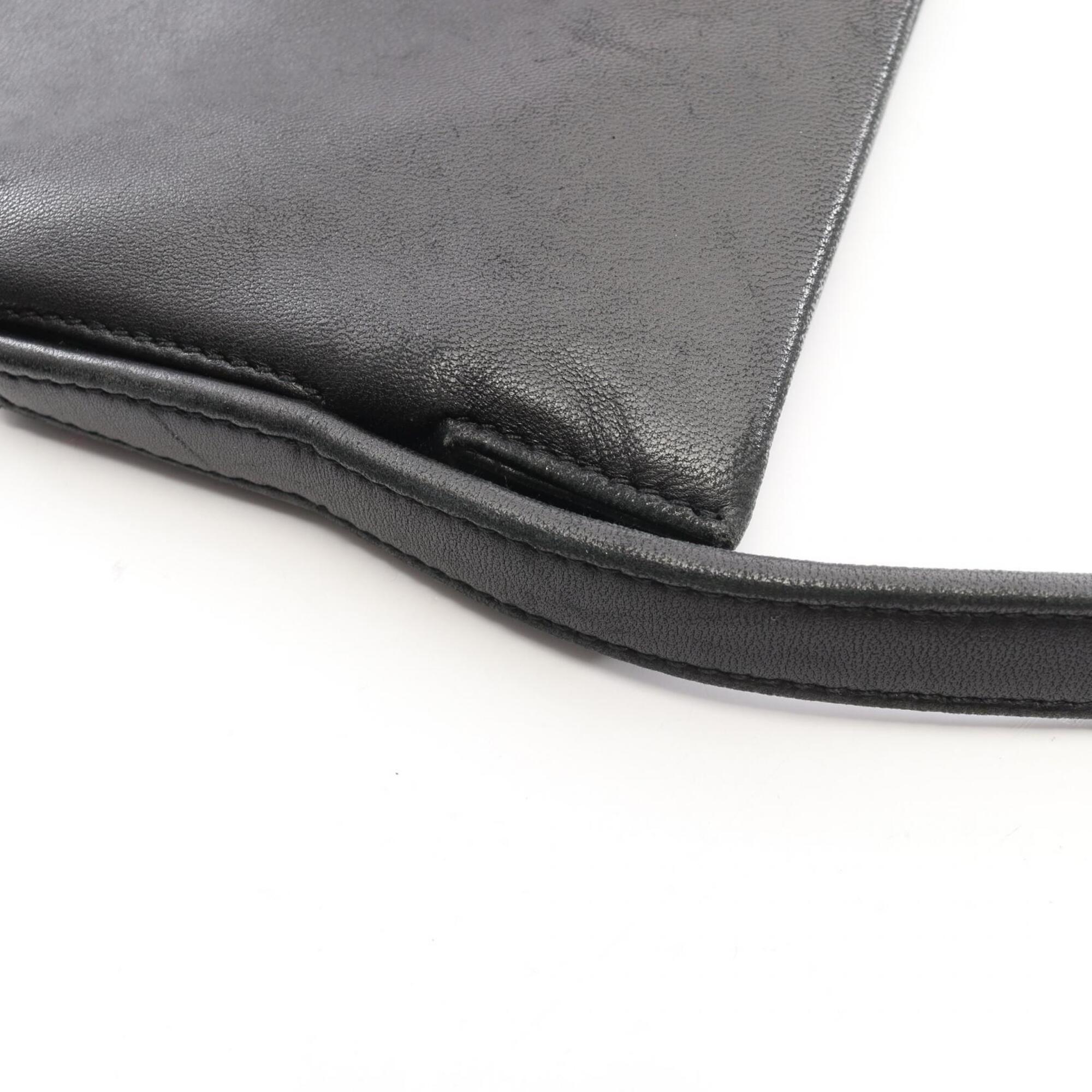 Loewe Black Leather Handbag Shoulder Bag (Pre-Owned)