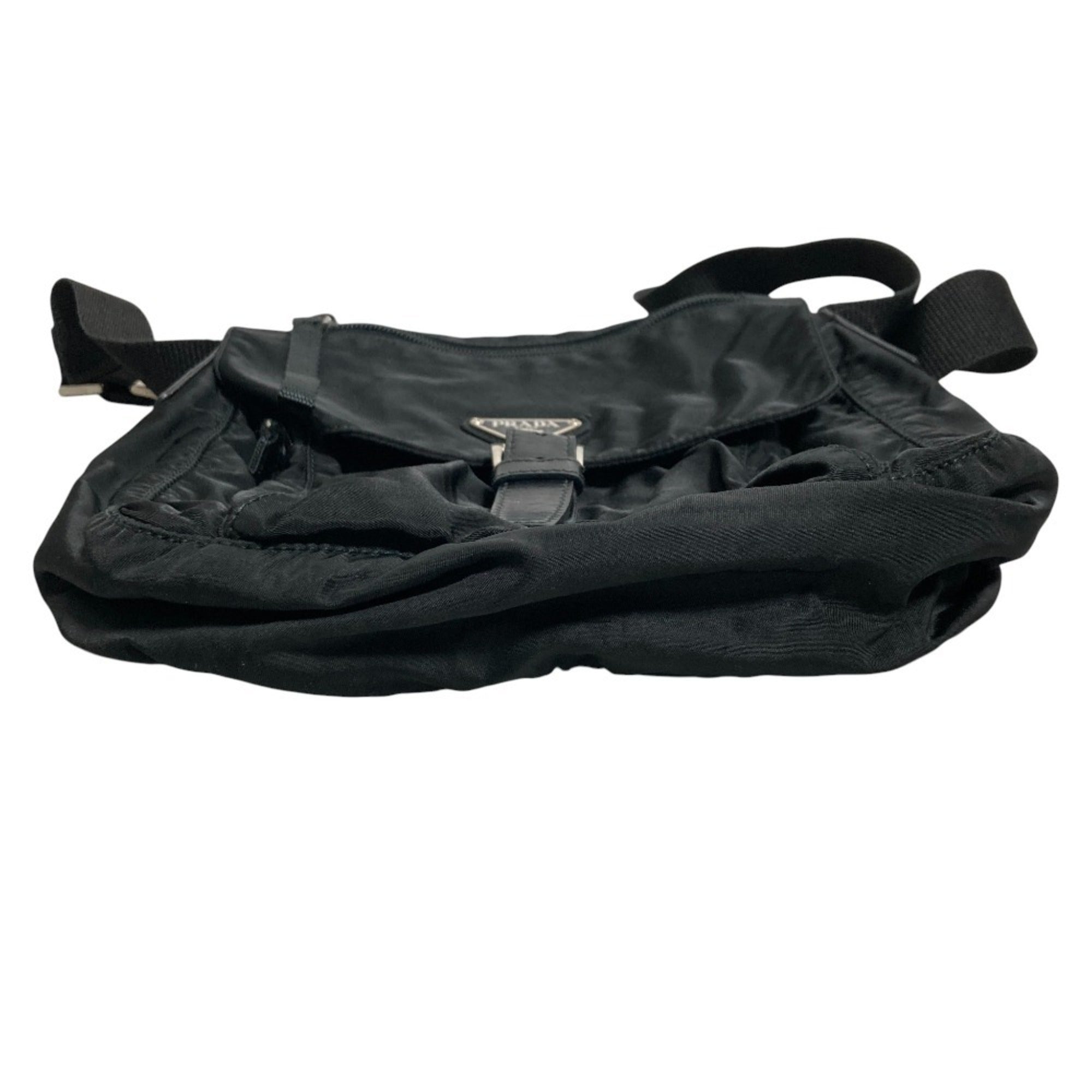Prada Black Nylon Shoulder Bag (Pre-Owned)