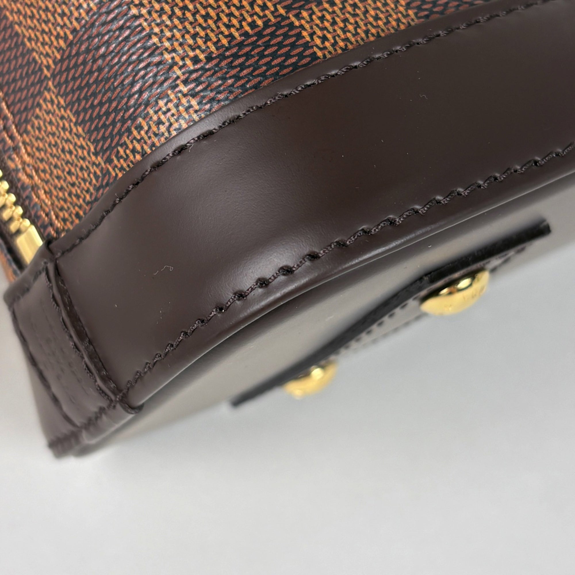 Louis Vuitton Brown Damier Canvas Damier Canvas Handbag Shoulder Bag (Pre-Owned)