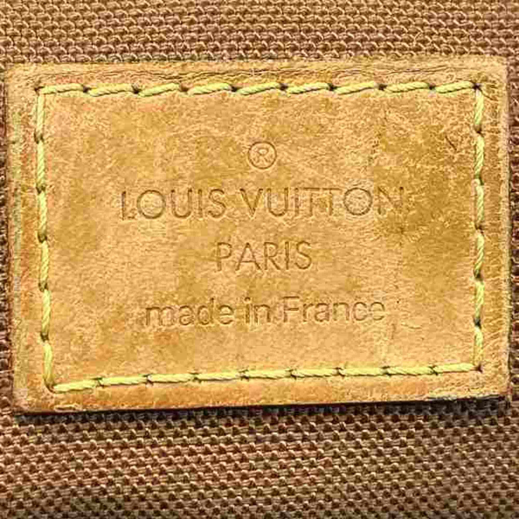 Louis Vuitton Brown Monogram Handbag Tote Bag (Pre-Owned)