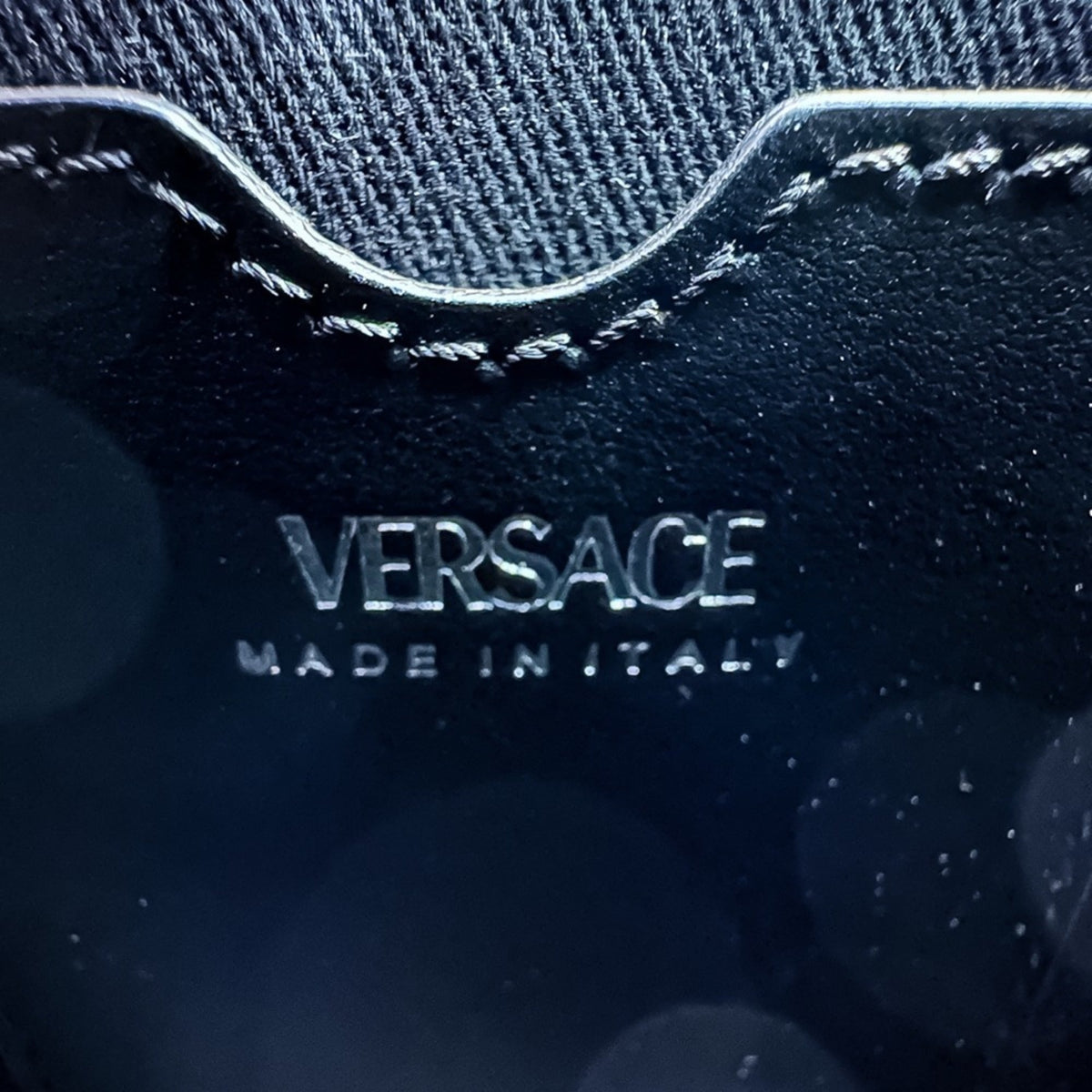 Versace Black Handbag Shoulder Bag Tote Bag (Pre-Owned)