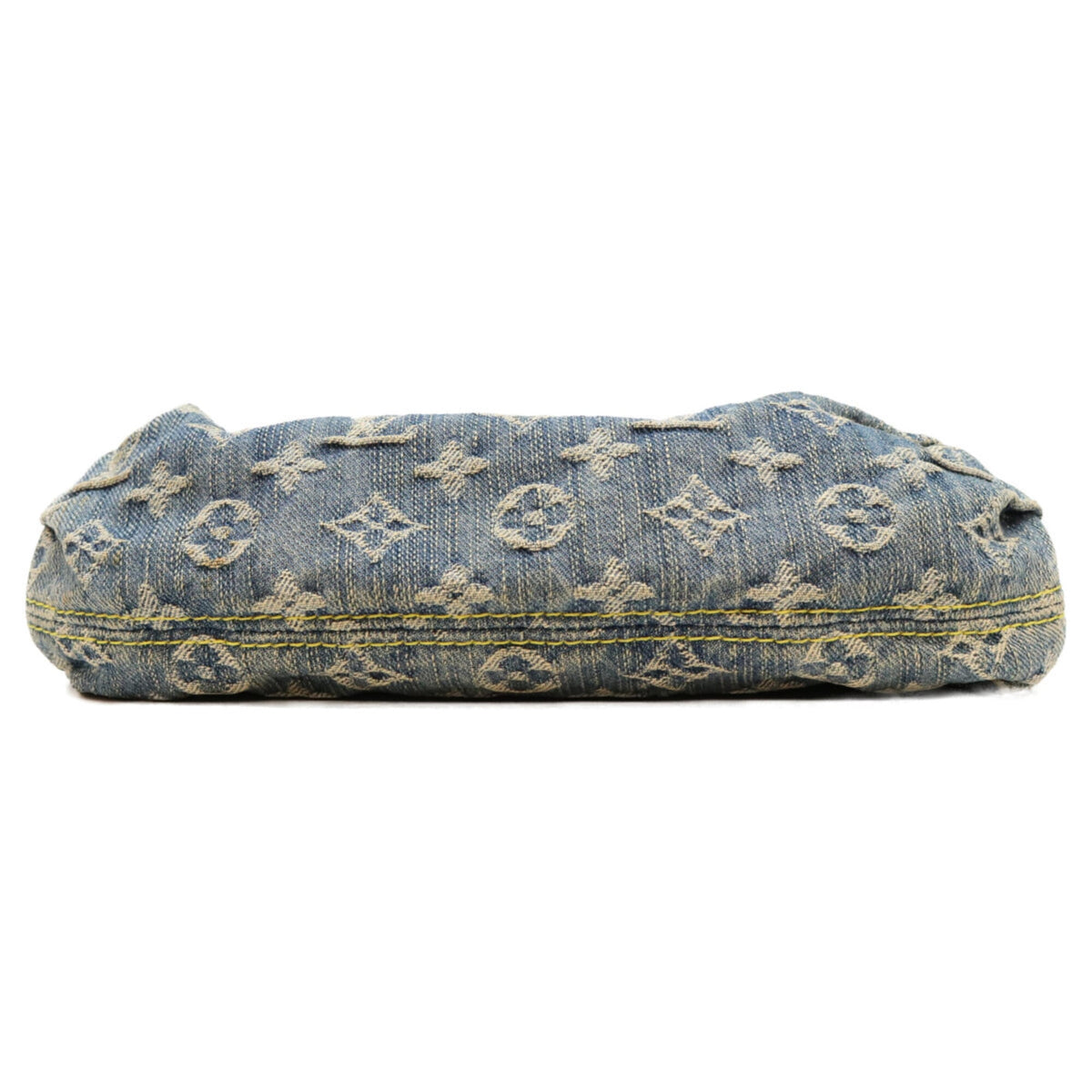 Louis Vuitton Gold Monogram Denim Shoulder Bag (Pre-Owned)