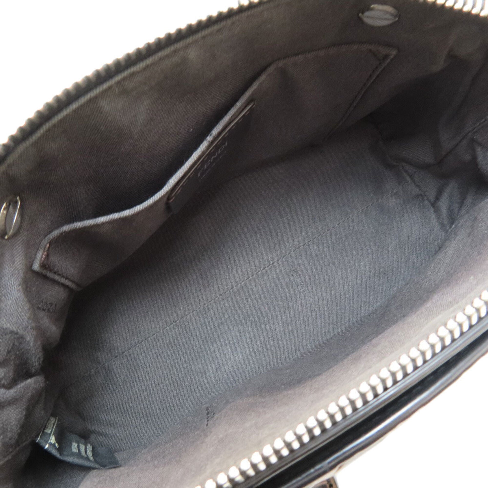 Fendi Black Brown Handbag (Pre-Owned)