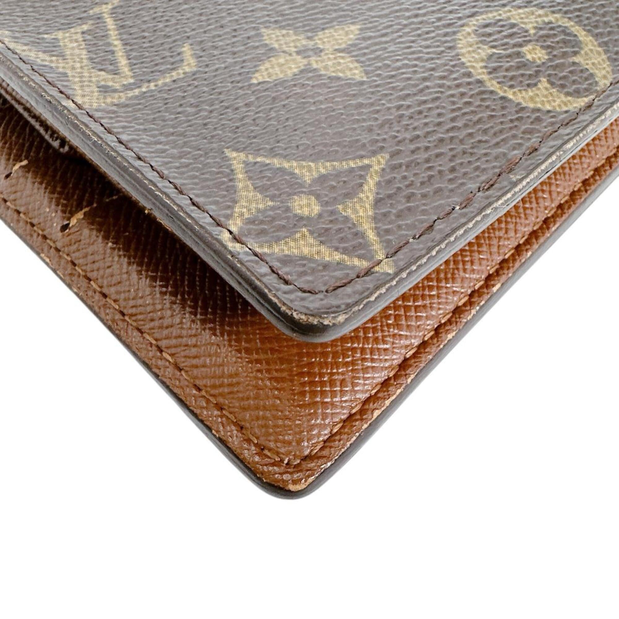 Louis Vuitton Monogram Brown Monogram Wallet (Bi-Fold) (Pre-Owned)