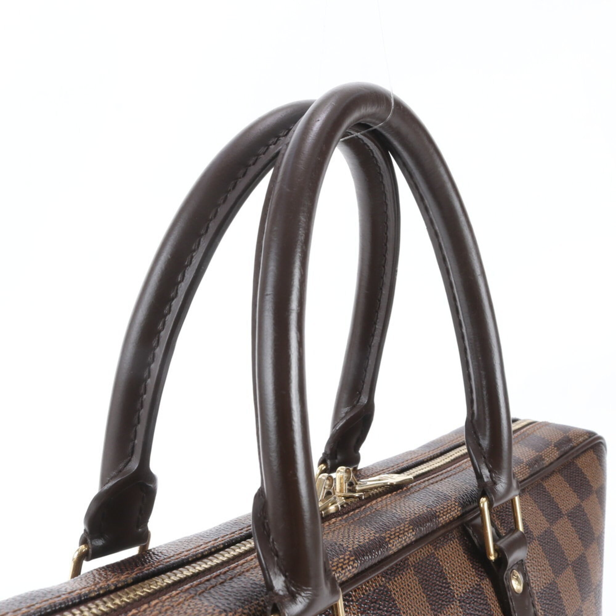 Louis Vuitton Ebene Leather Coated Canvas Briefcase Tote Bag (Pre-Owned)