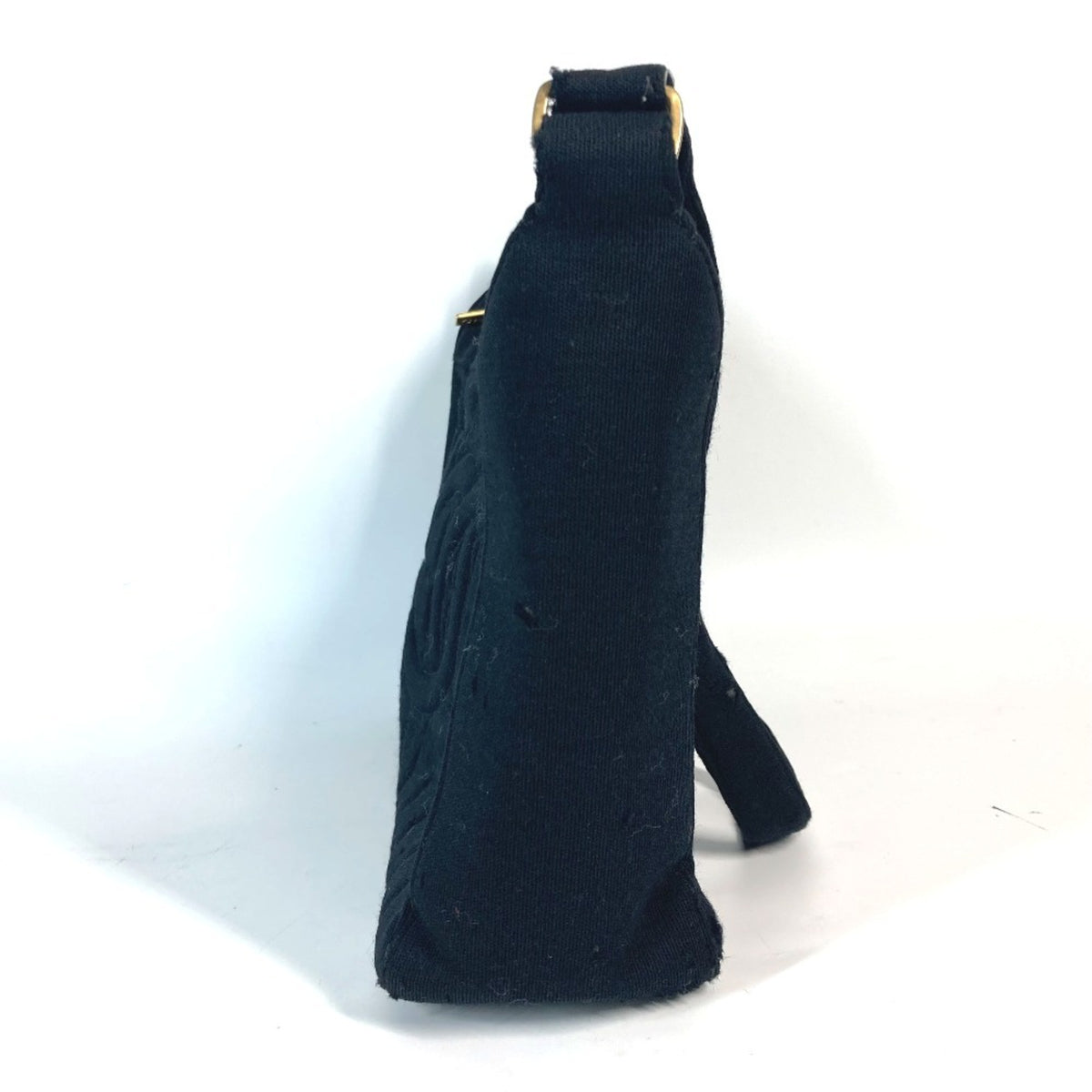 Chanel Black Jersey Shoulder Bag (Pre-Owned)