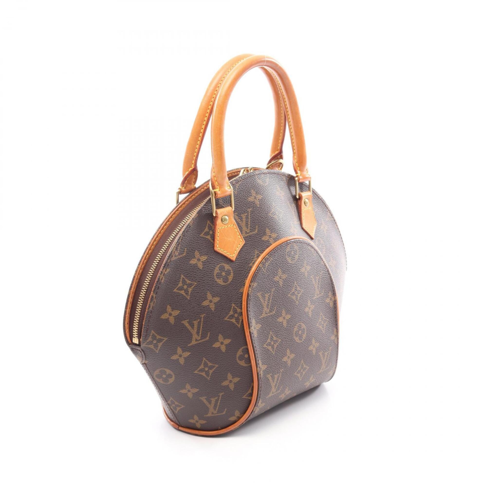 Louis Vuitton Brown Coated Canvas Leather Handbag (Pre-Owned)
