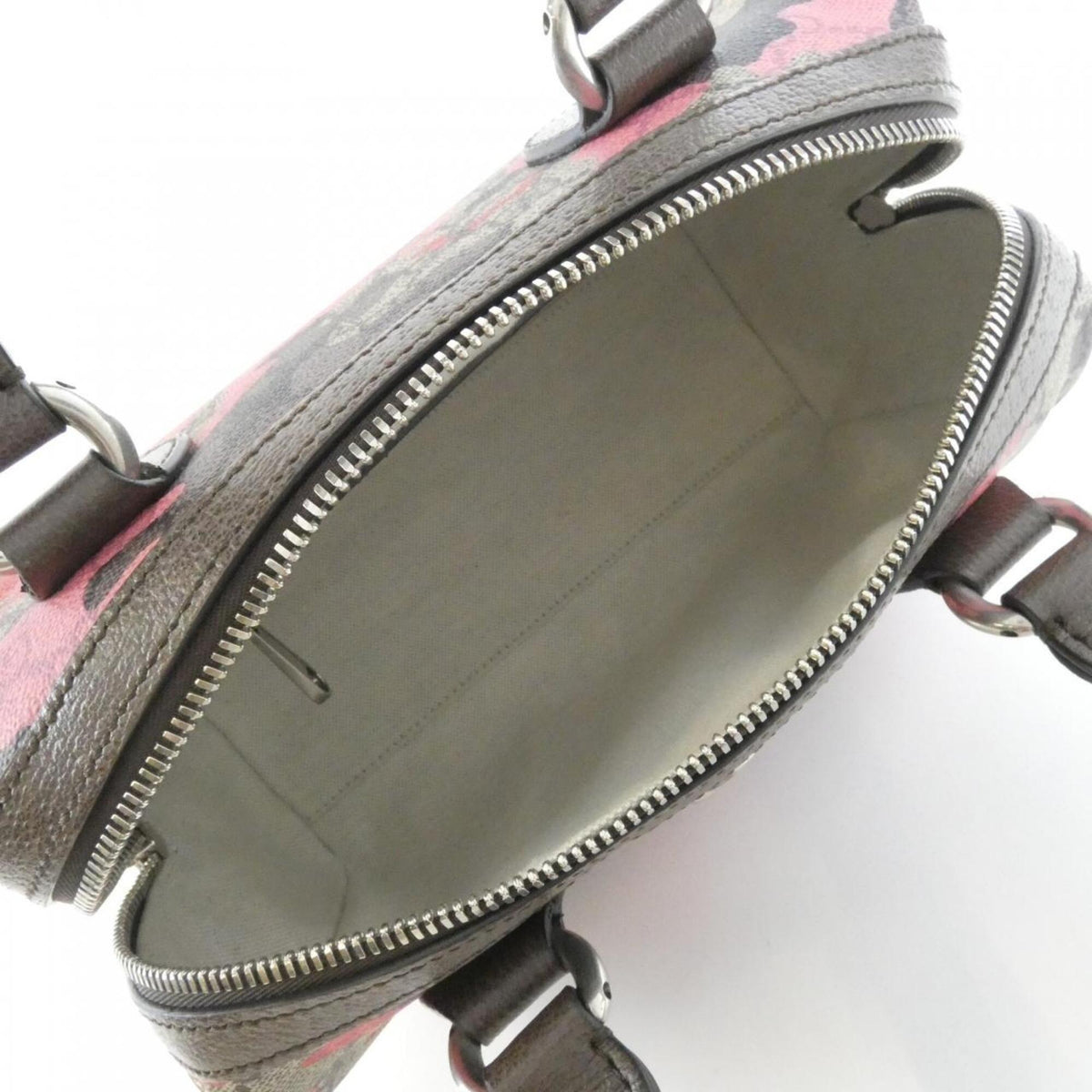 Gucci Beige Pink Coated Canvas Boston Bag (Pre-Owned)