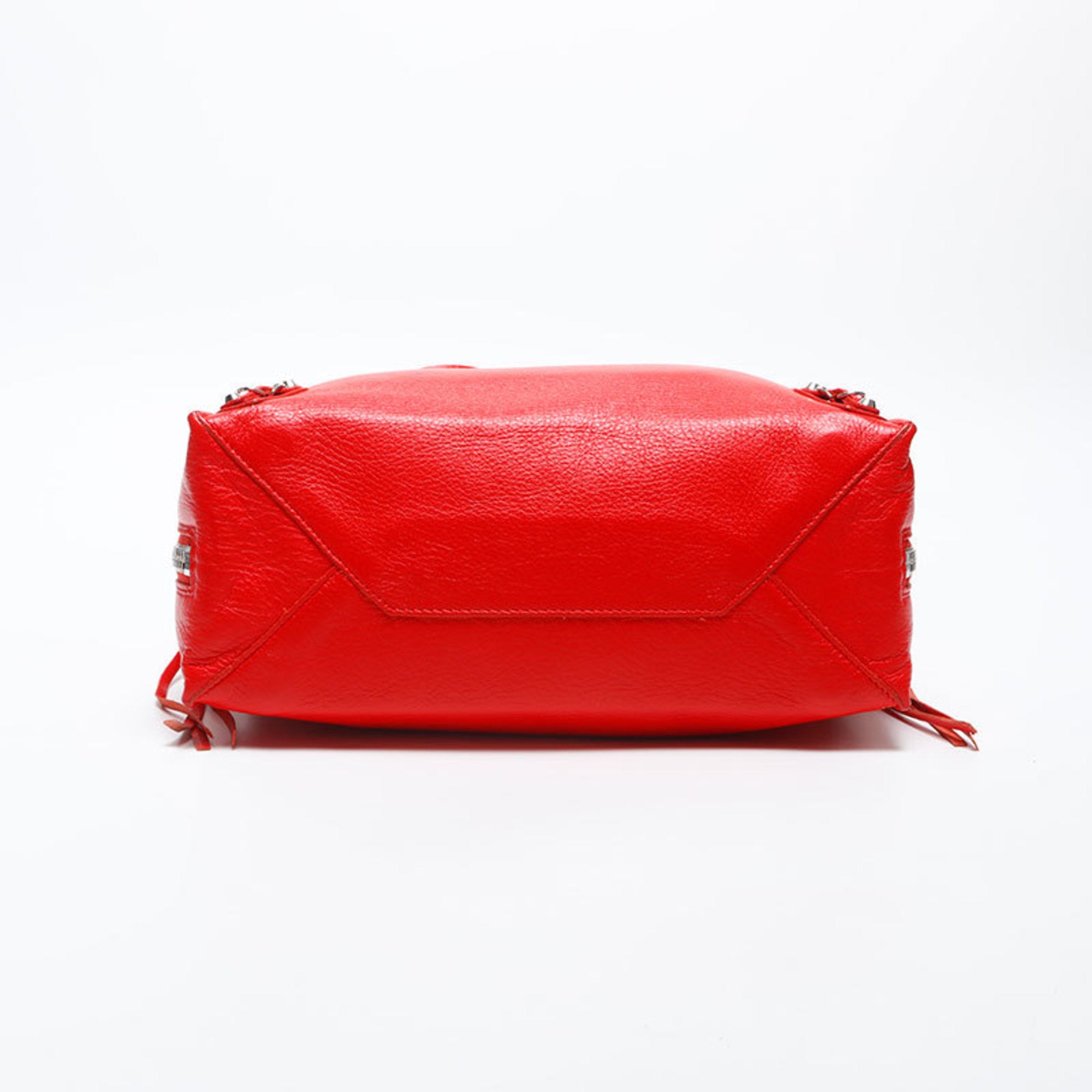 Balenciaga Paper Red Color Paper Handbag (Pre-Owned)