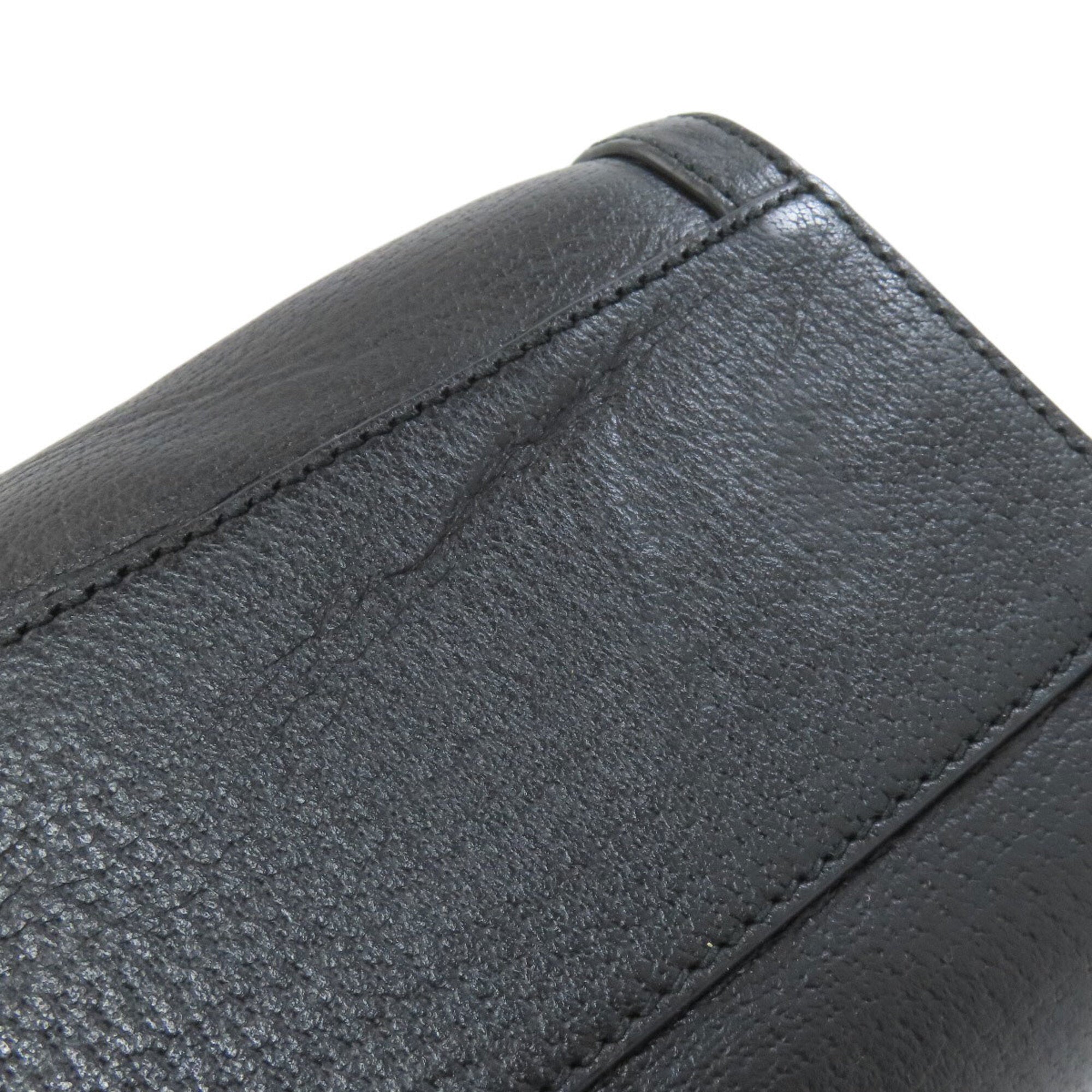 Gucci Black Leather Handbag (Pre-Owned)