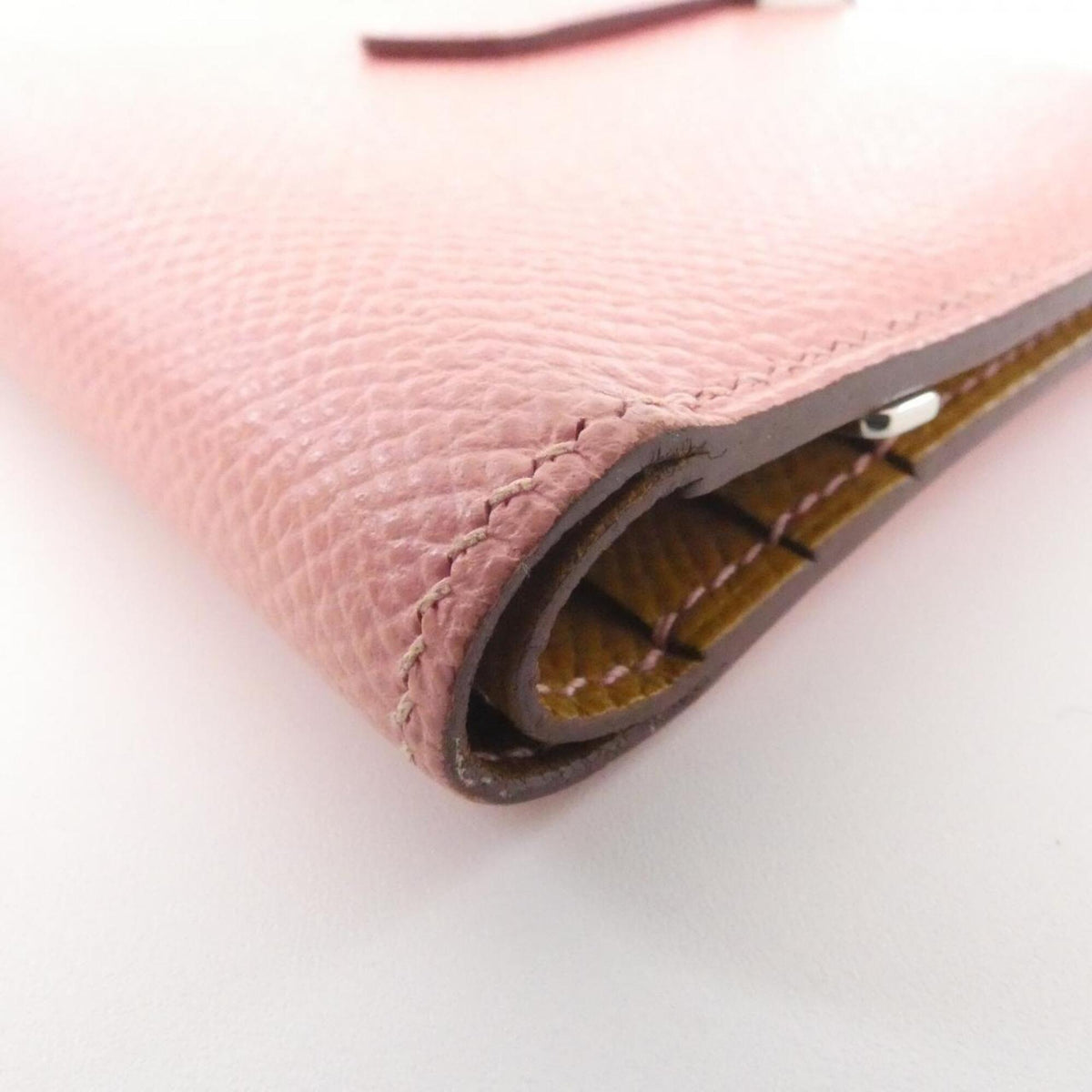 Hermes Rose Confetti Epsom Leather Wallet (Bi-Fold) (Pre-Owned)