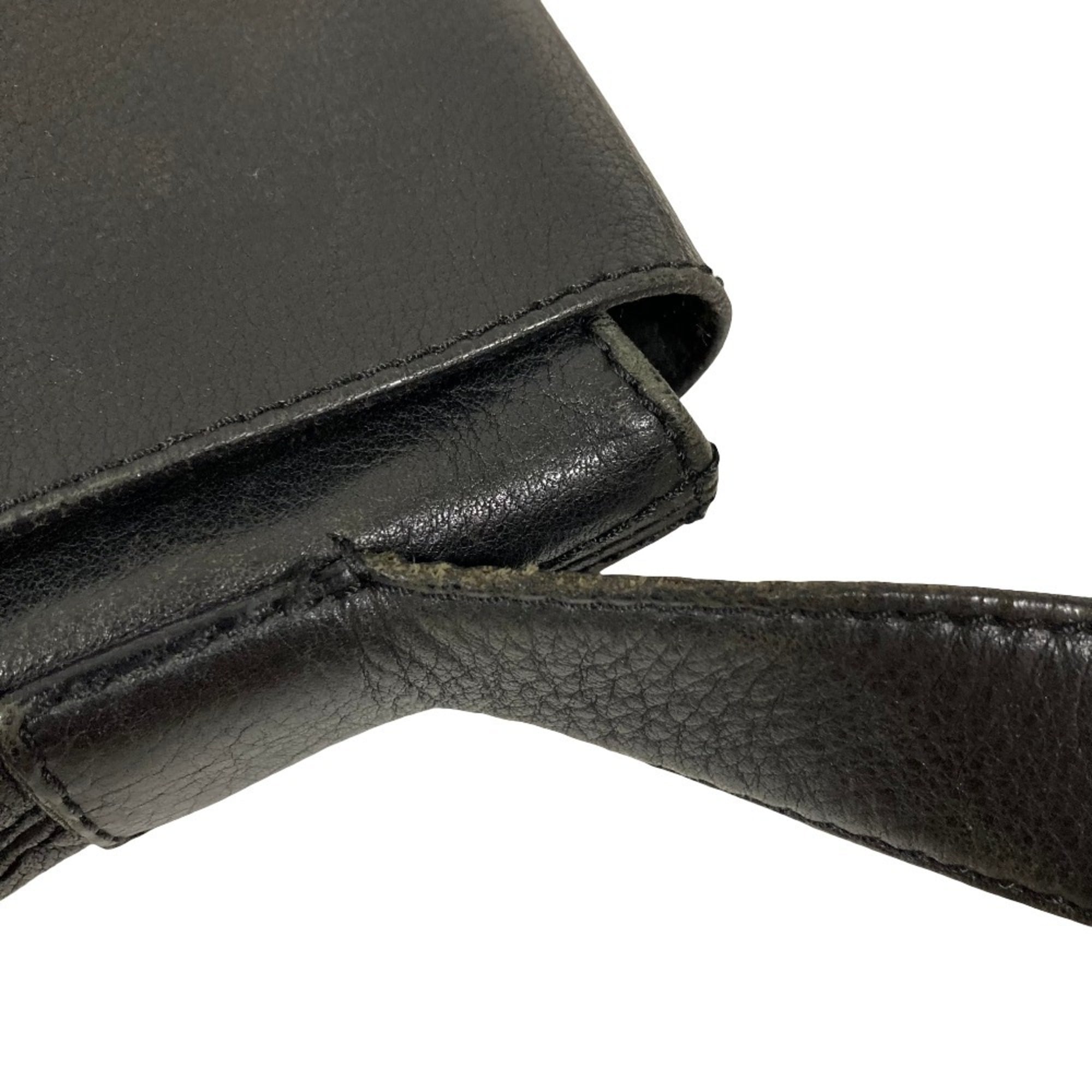 Celine Black Leather Shoulder Bag (Pre-Owned)