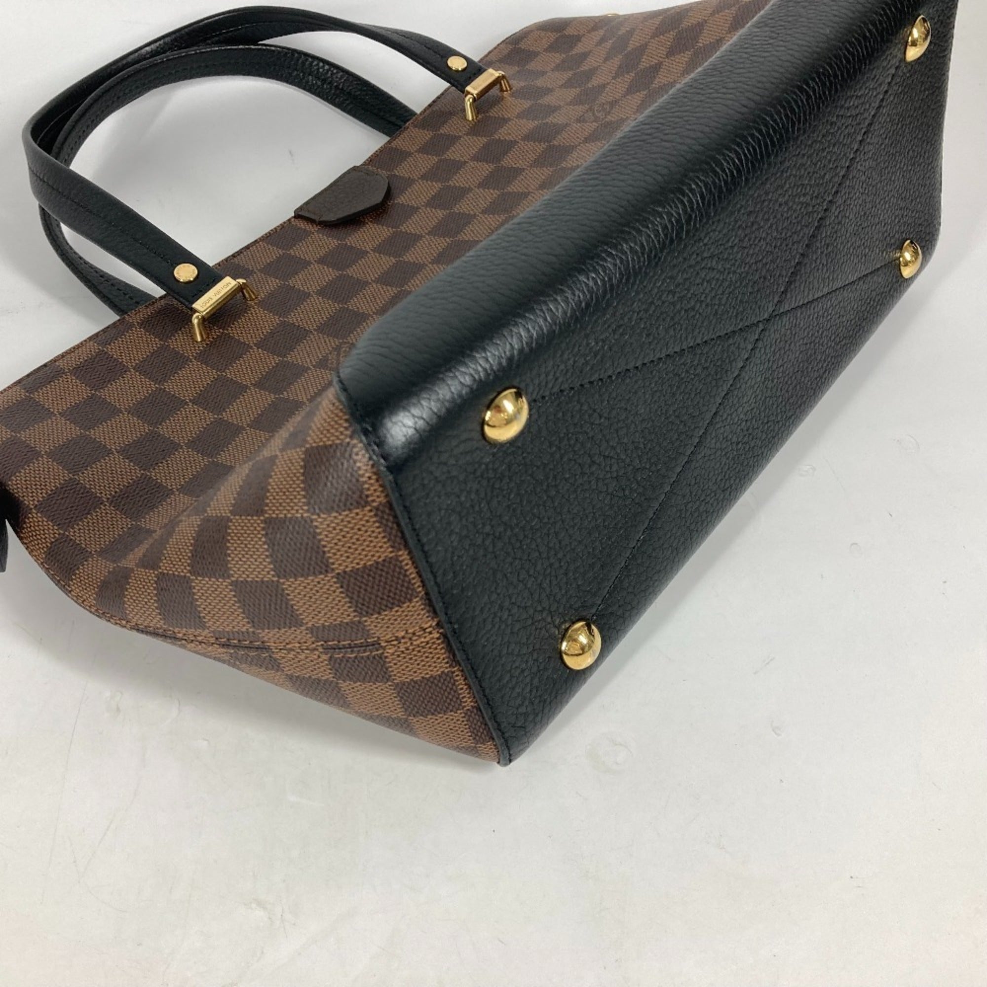 Louis Vuitton Brown Ebene Damier Canvas Shoulder Bag Tote Bag (Pre-Owned)