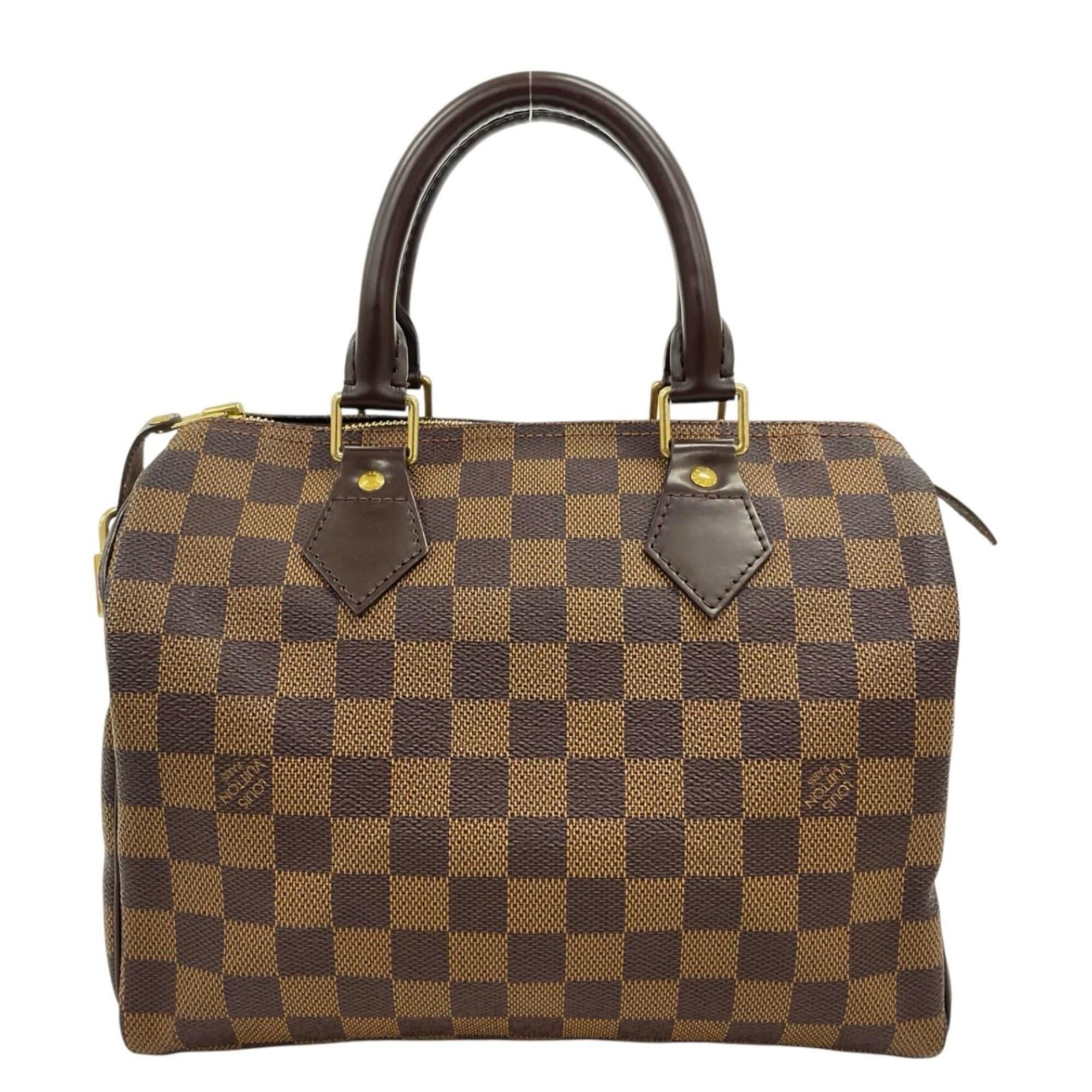 Louis Vuitton Damier Brown Damier Canvas Handbag (Pre-Owned)