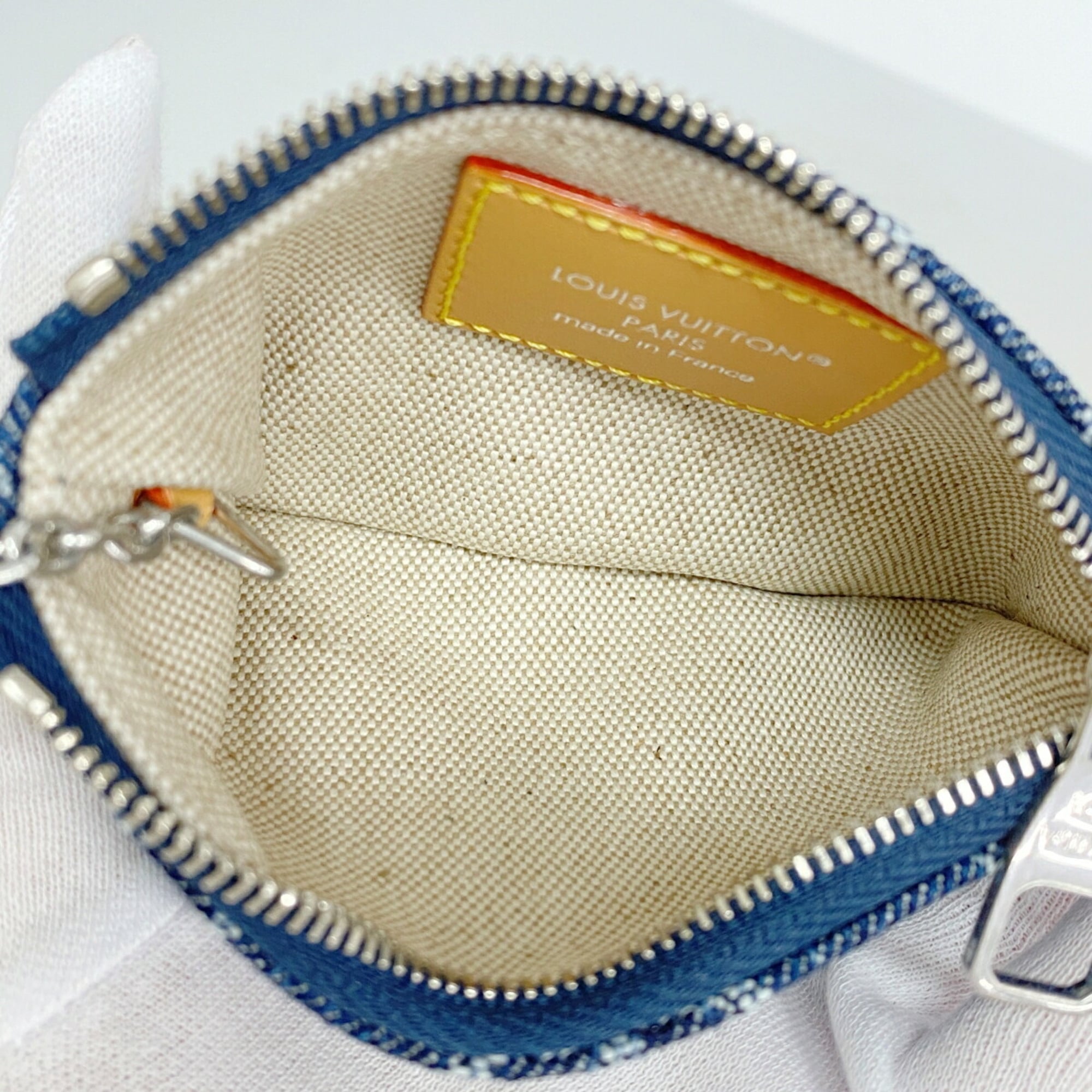 Louis Vuitton Blue Coin Purse/Coin Case (Pre-Owned)