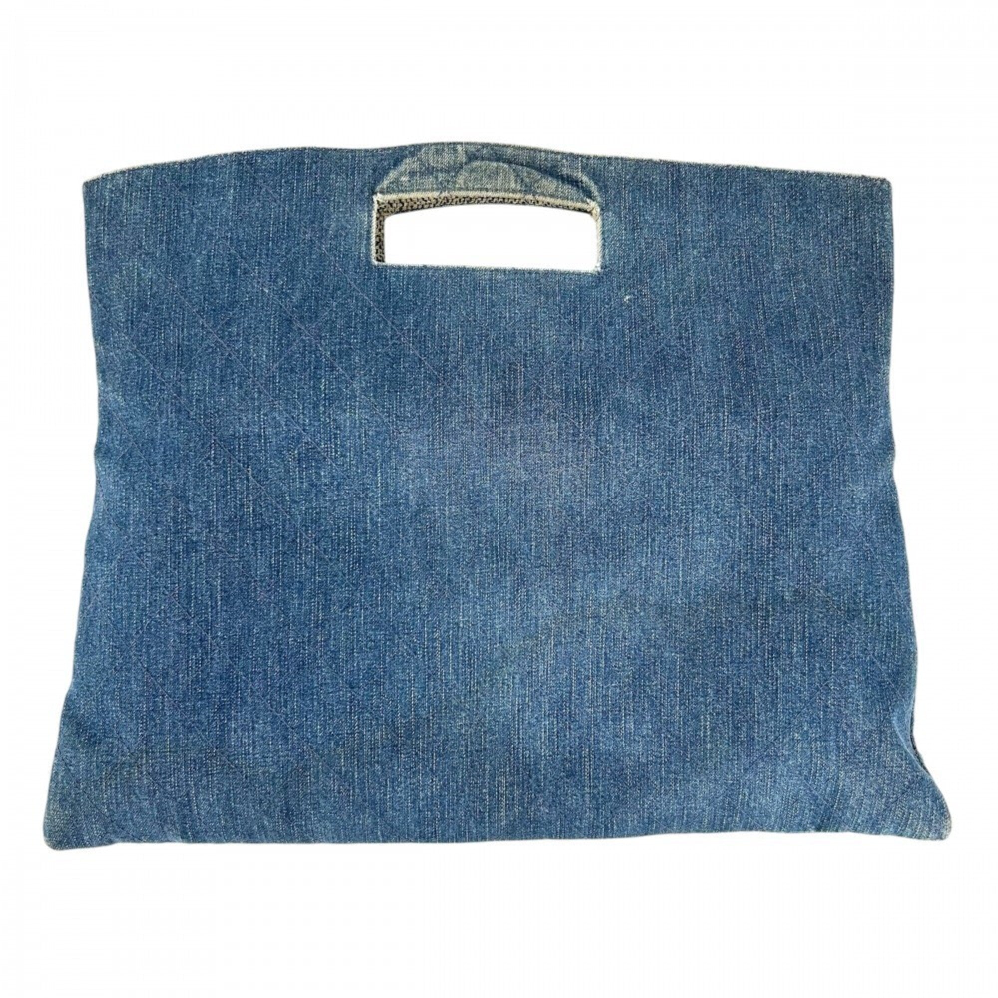 Chanel Matelasse Blue Denim Handbag (Pre-Owned)