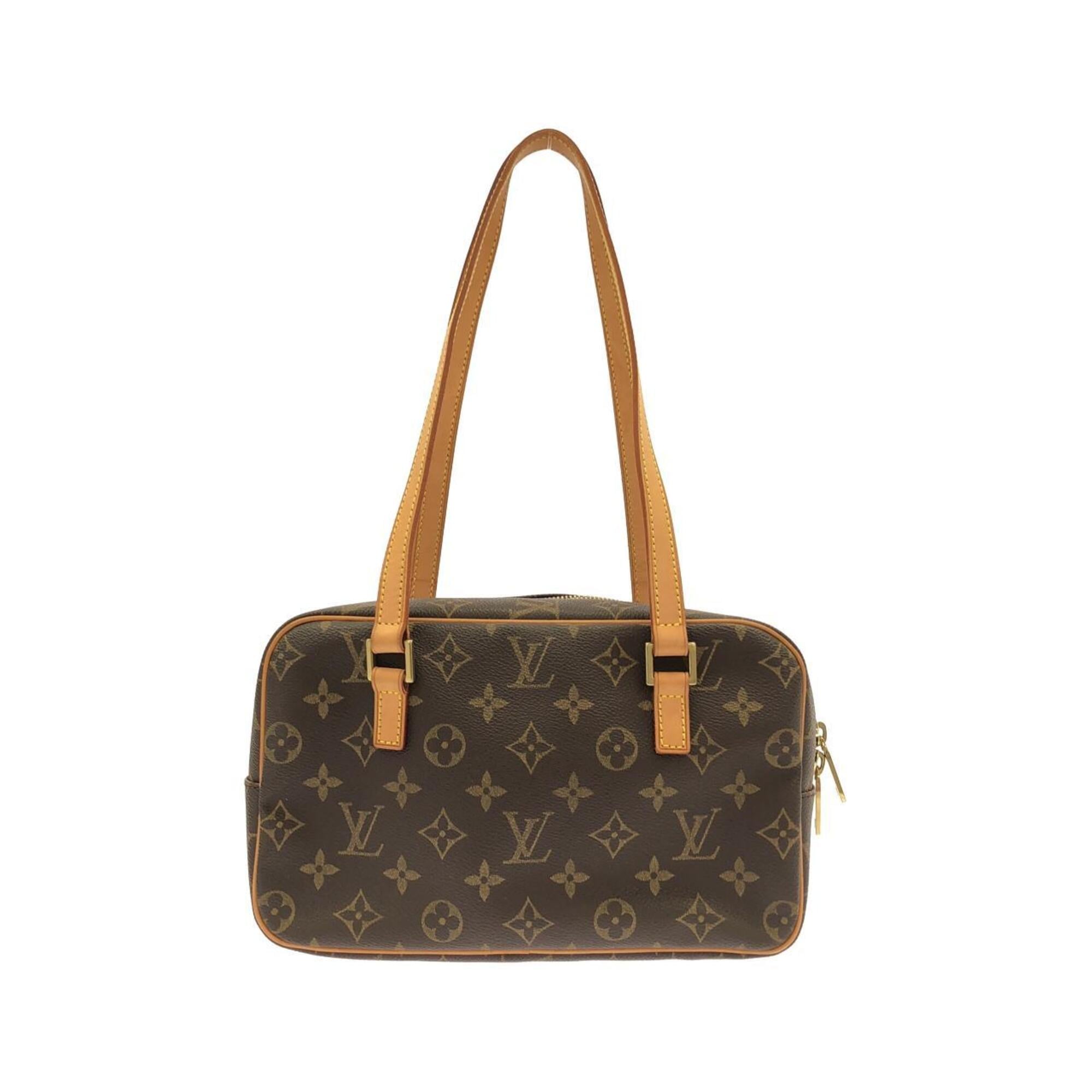 Louis Vuitton Monogram Marron Coated Canvas Shoulder Bag (Pre-Owned)