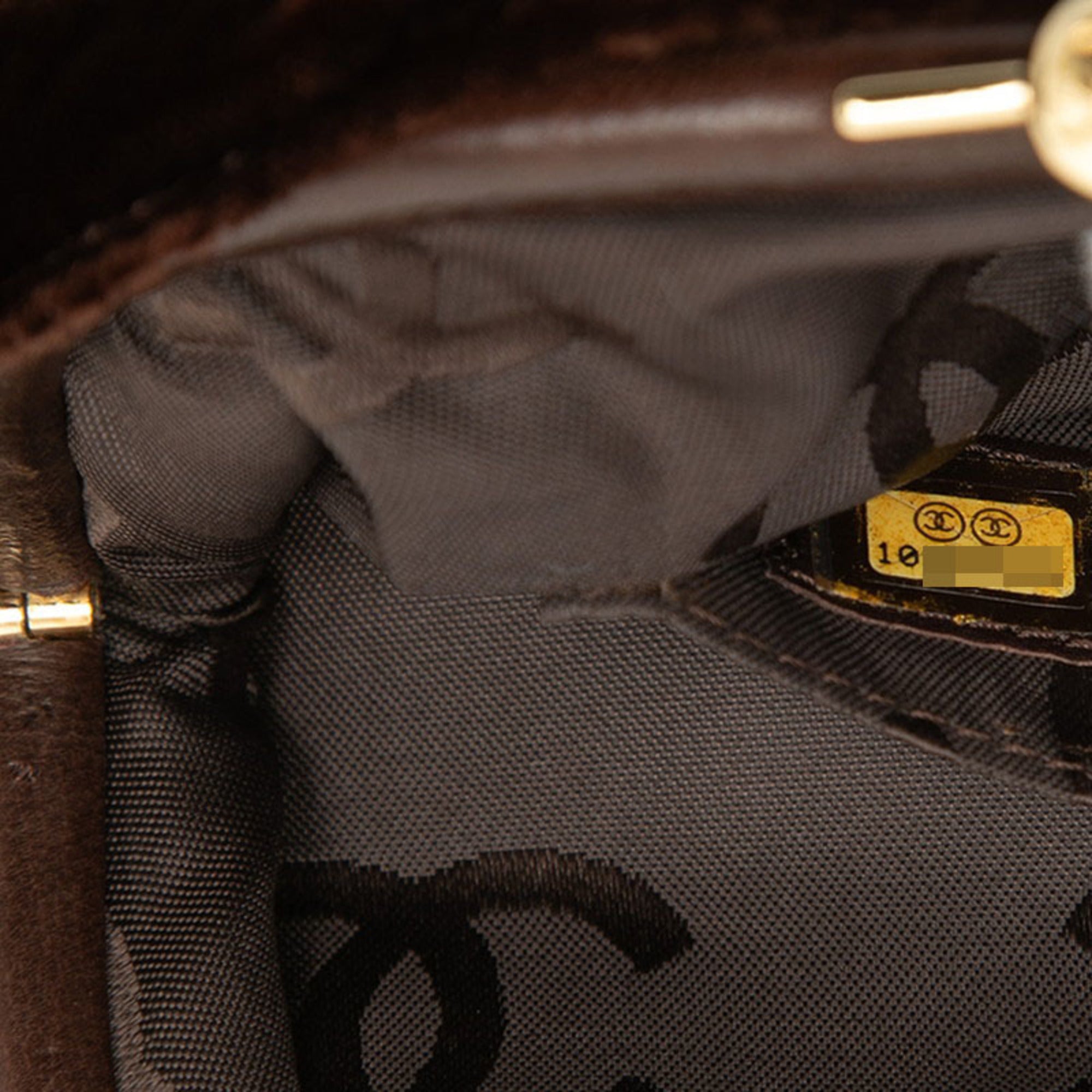 Chanel Brown Leather Handbag (Pre-Owned)