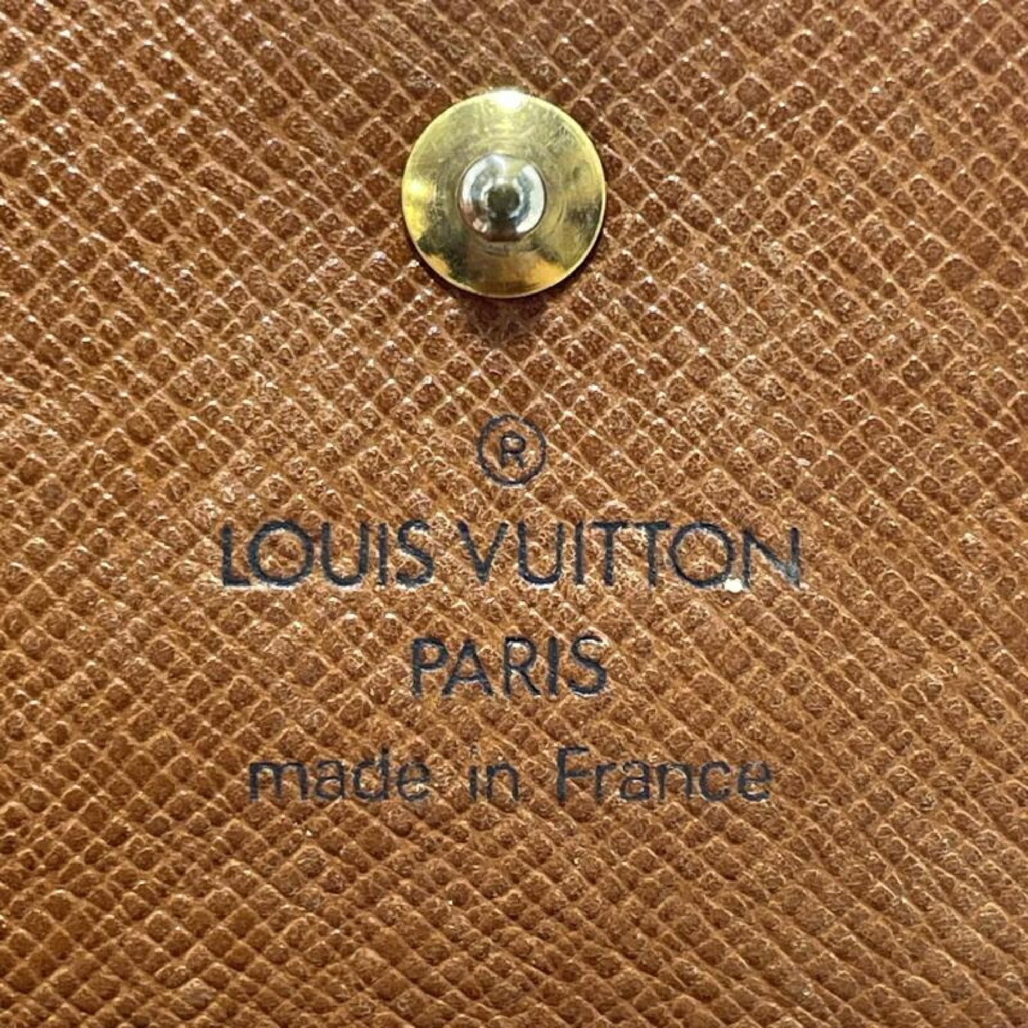 Louis Vuitton Monogram Brown Monogram Wallet (Tri-Fold) (Pre-Owned)