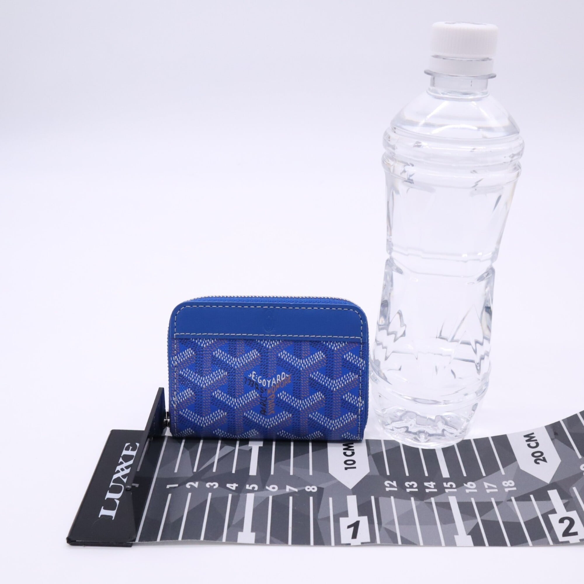 Goyard Blue Multi-Color Coated Canvas Leather Wallet (Bi-Fold) (Pre-Owned)