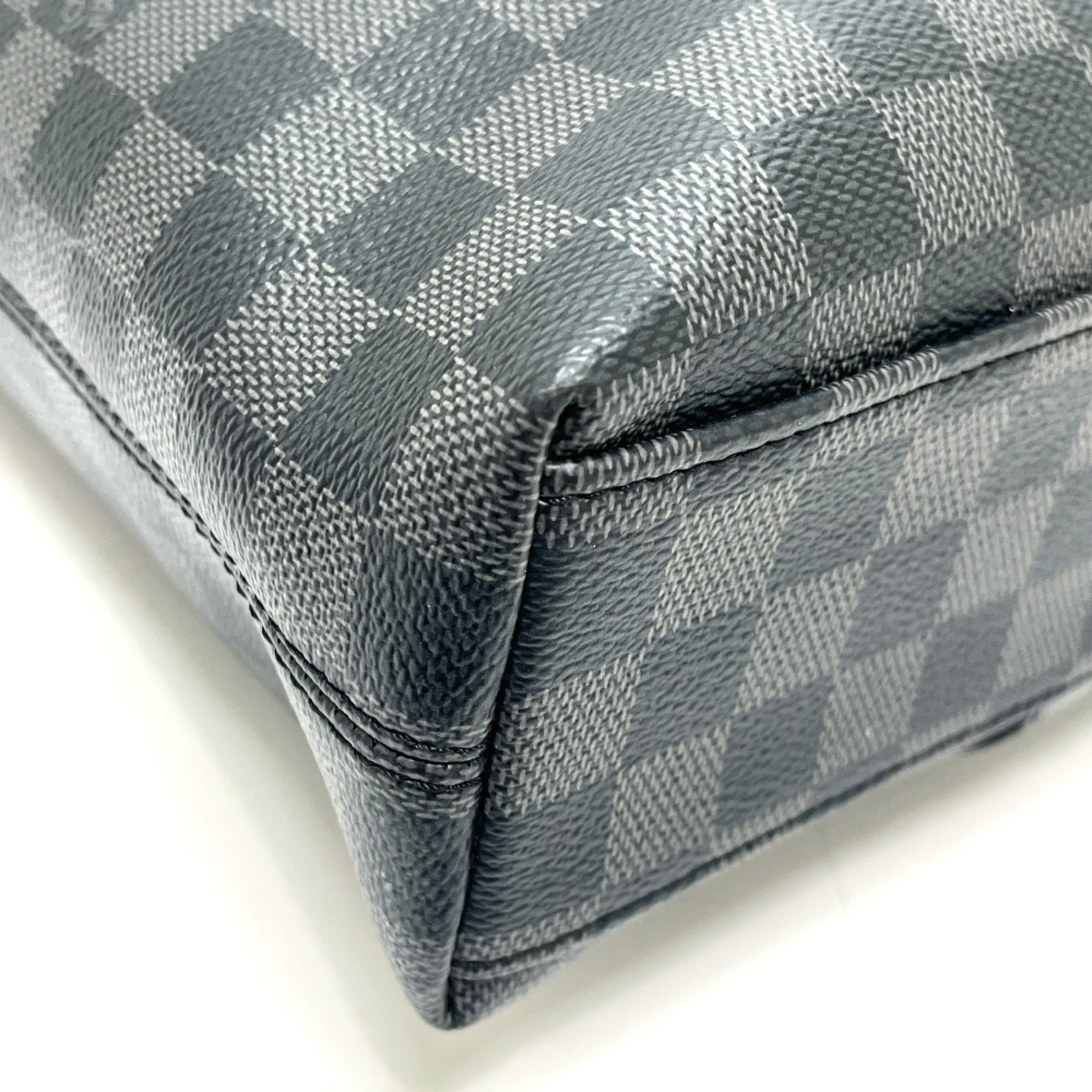 Louis Vuitton Black Noir Damier Graphite Handbag Tote Bag (Pre-Owned)