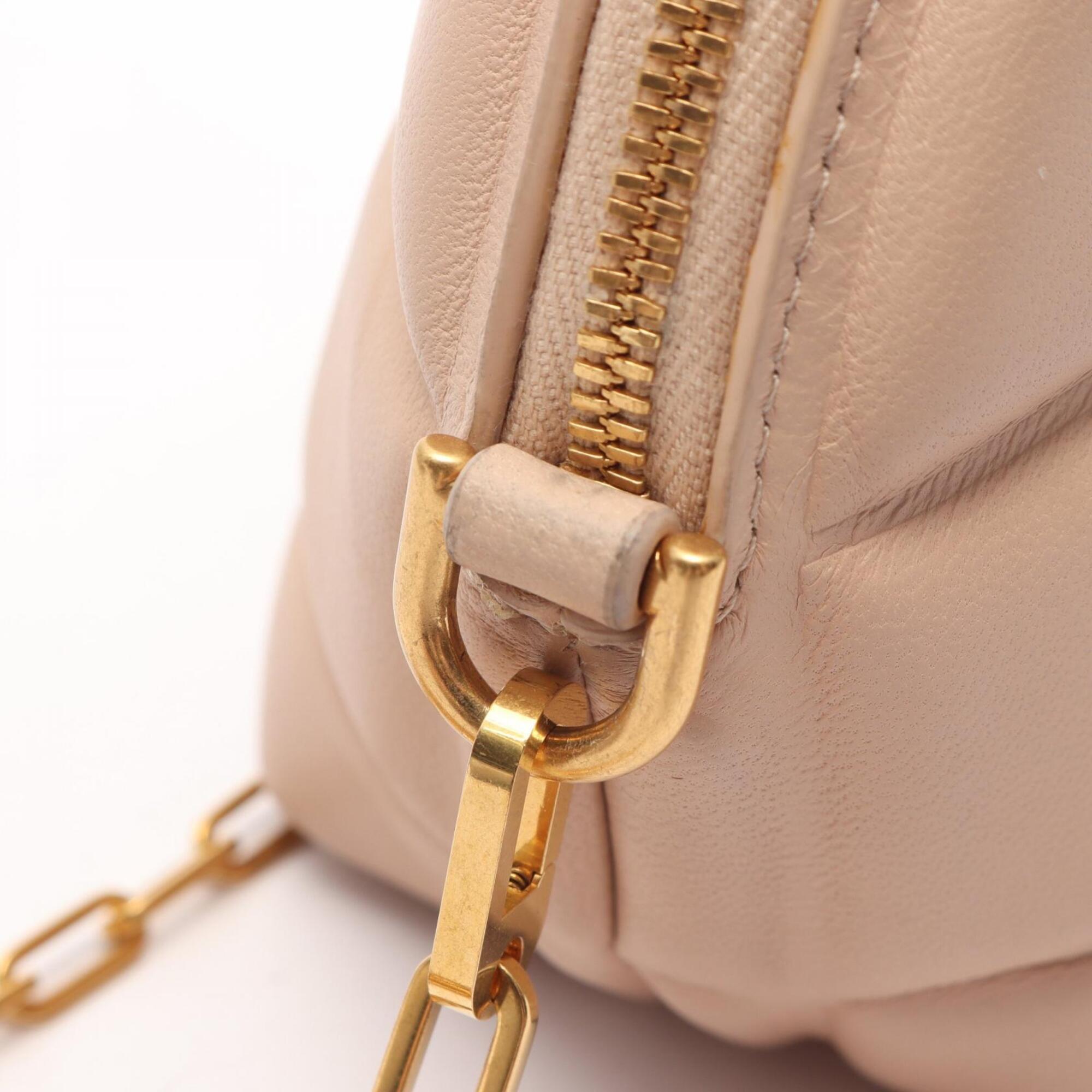 Bottega Veneta Pink Leather Handbag Shoulder Bag (Pre-Owned)