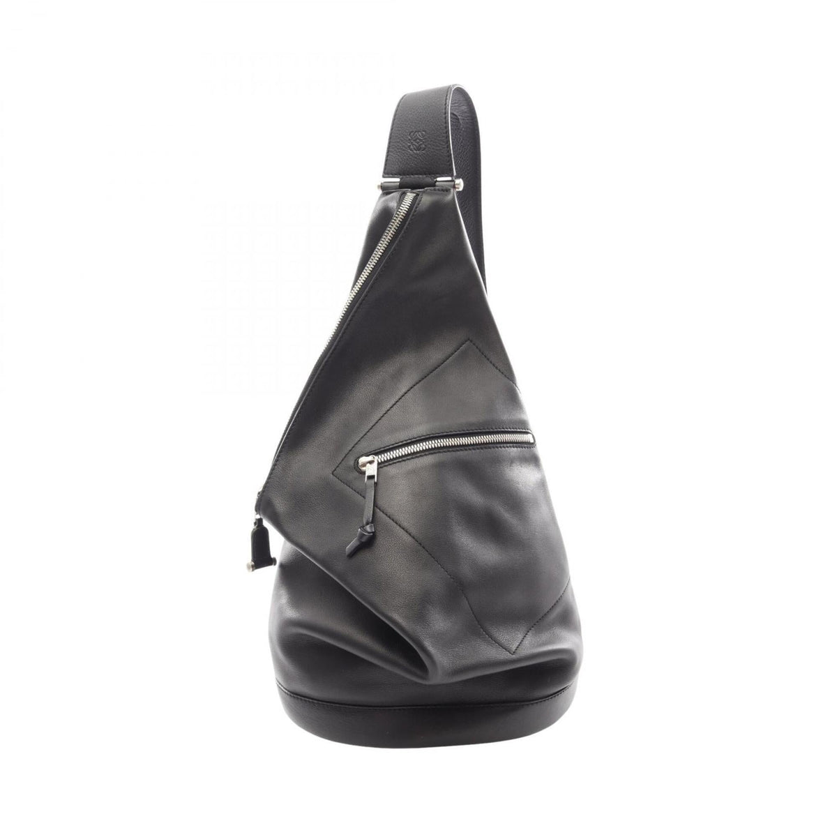 Loewe Black Leather Handbag Sling Bag (Pre-Owned)