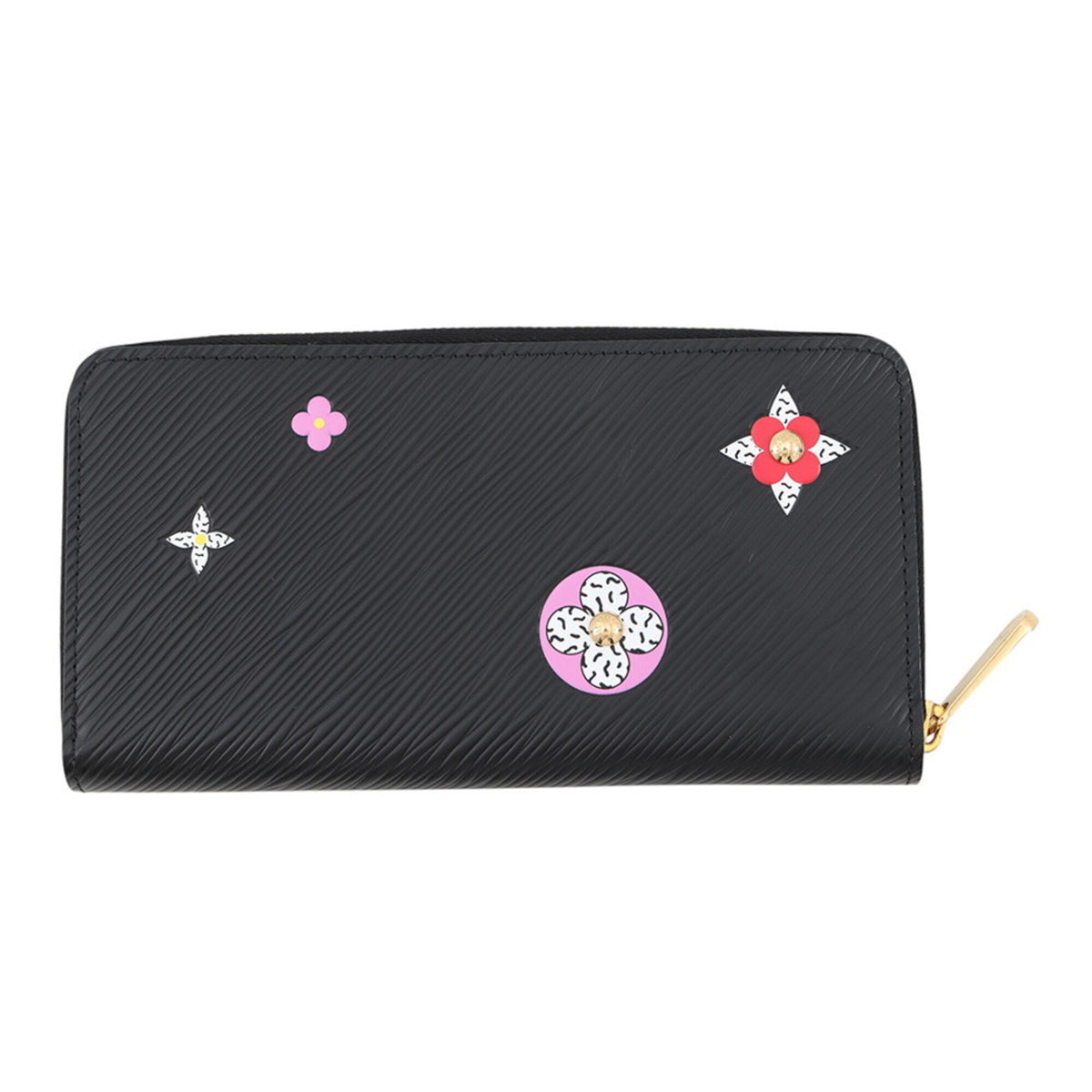 Louis Vuitton Epi Black Epi Leather Long Wallet (Bi-Fold) (Pre-Owned)