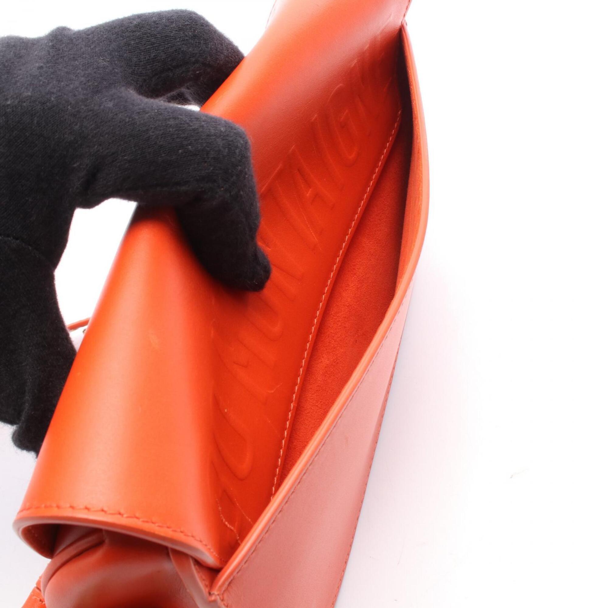 Christian Dior Orange Leather Shoulder Bag (Pre-Owned)