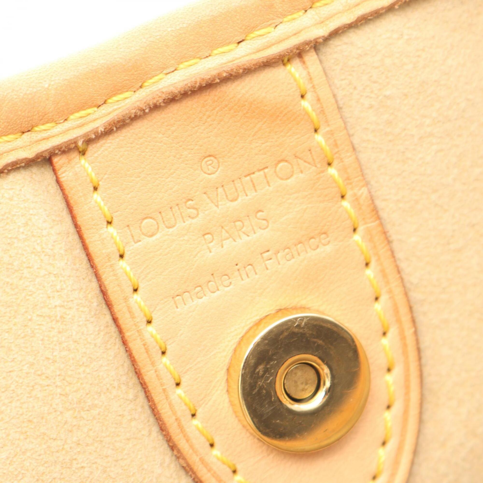 Louis Vuitton Brown Monogram Pvc Coated Canvas Leather Handbag Shoulder Bag (Pre-Owned)