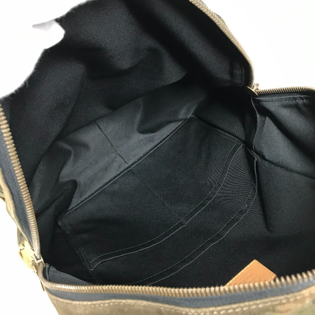 Louis Vuitton Camouflage Green Canvas Backpack (Pre-Owned)