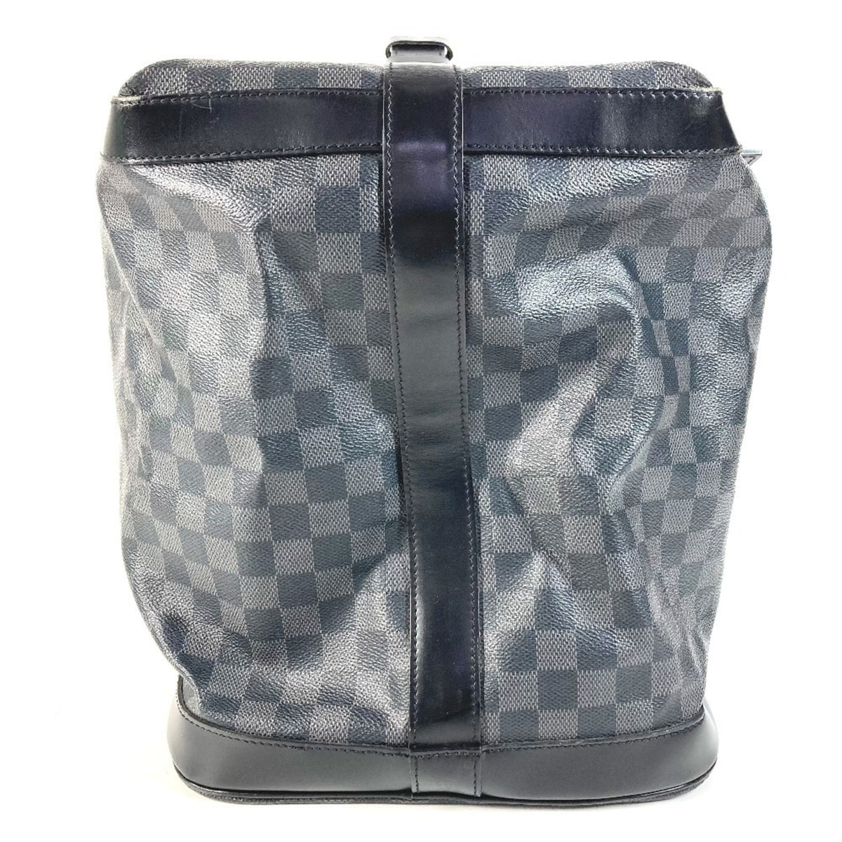 Louis Vuitton Black Damier Graphite Boston Bag Handbag (Pre-Owned)
