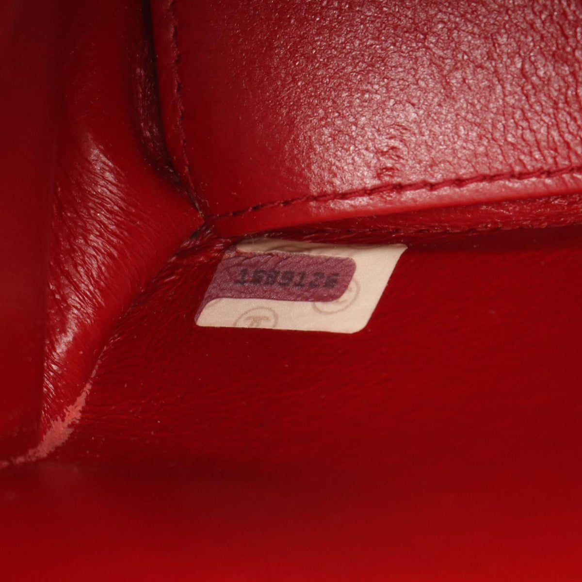 Chanel 2.55 Navy Red Color Leather Handbag Shoulder Bag (Pre-Owned)