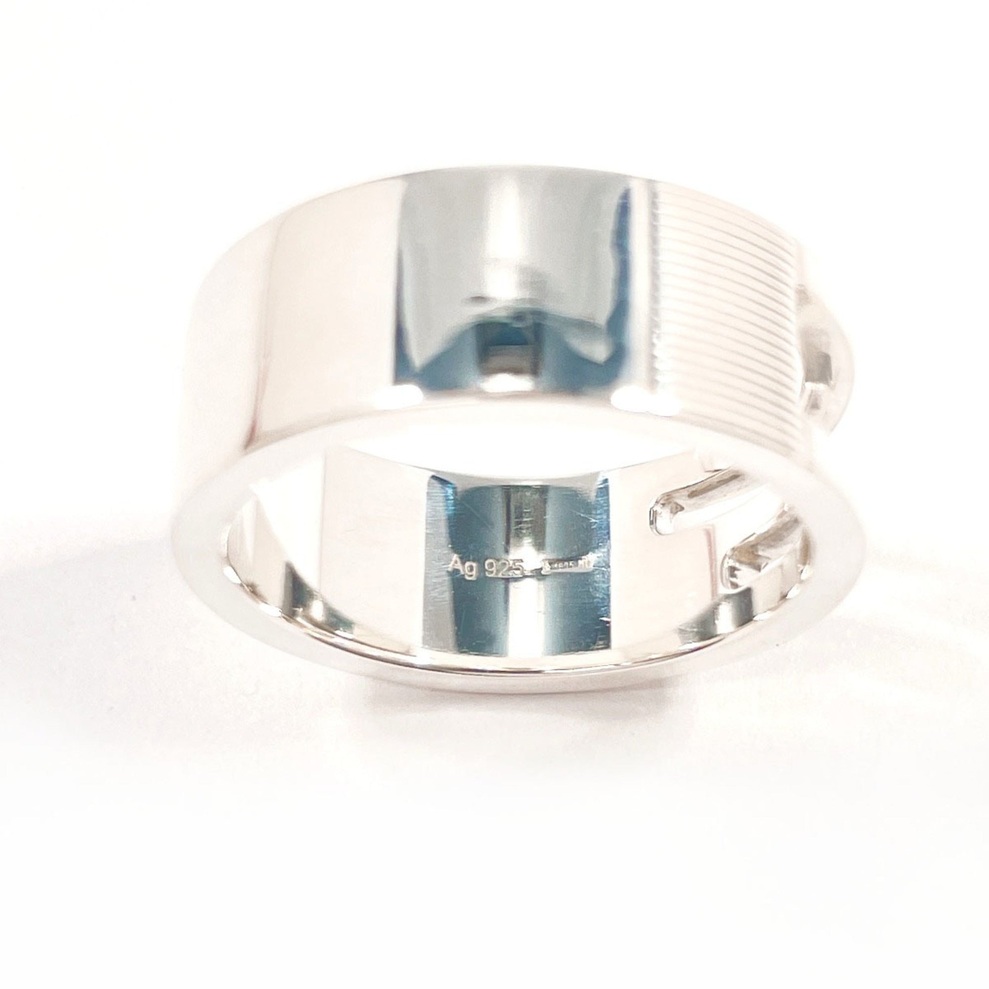 Gucci Silver Silver 925 Band Ring (Pre-Owned)