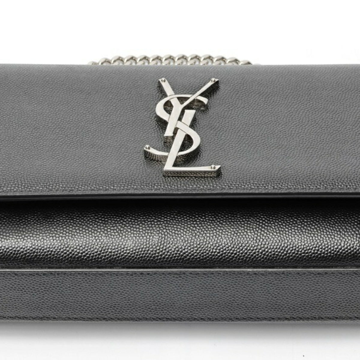 Saint Laurent Black Leather Shoulder Bag (Pre-Owned)