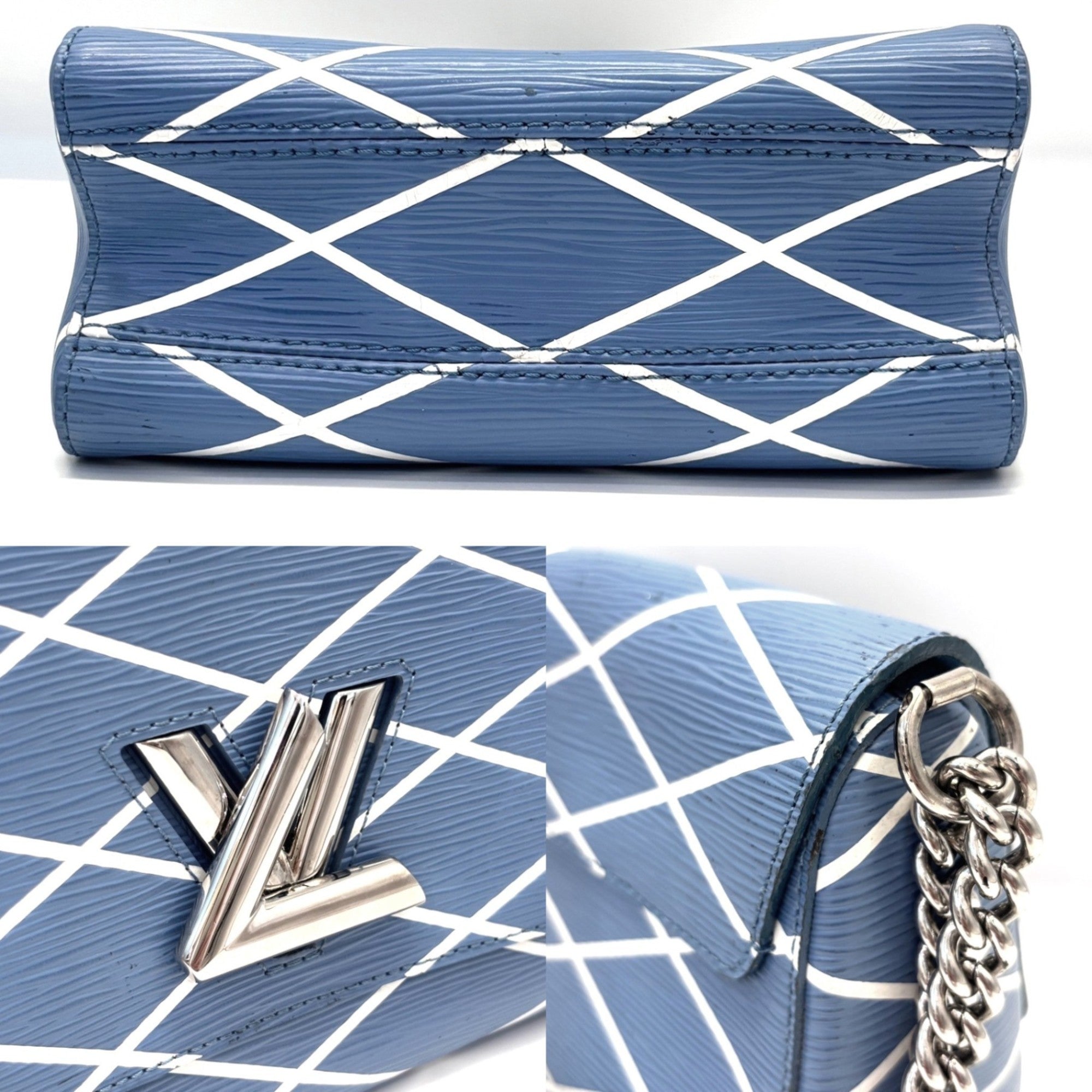 Louis Vuitton Epi Blue Light Blue Epi Leather Shoulder Bag (Pre-Owned)