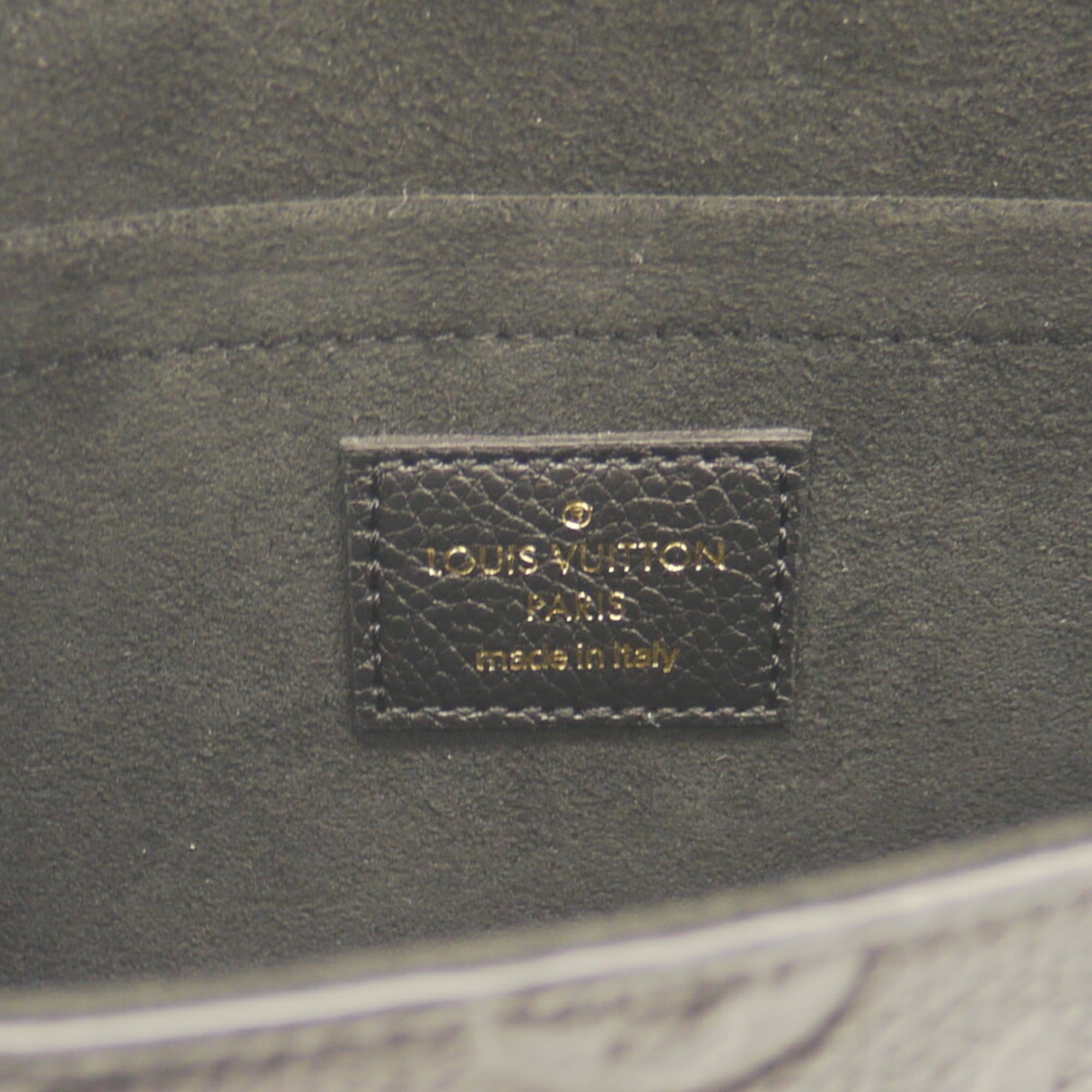 Louis Vuitton Black Monogram Noir Monogram Empreinte Clutch Bag Pouch Shoulder Bag (Pre-Owned)