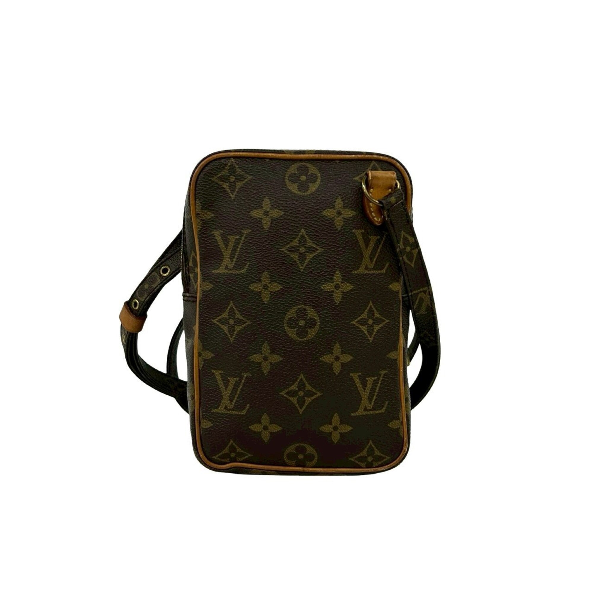 Louis Vuitton Brown Leather Pvc Pochette Shoulder Bag (Pre-Owned)