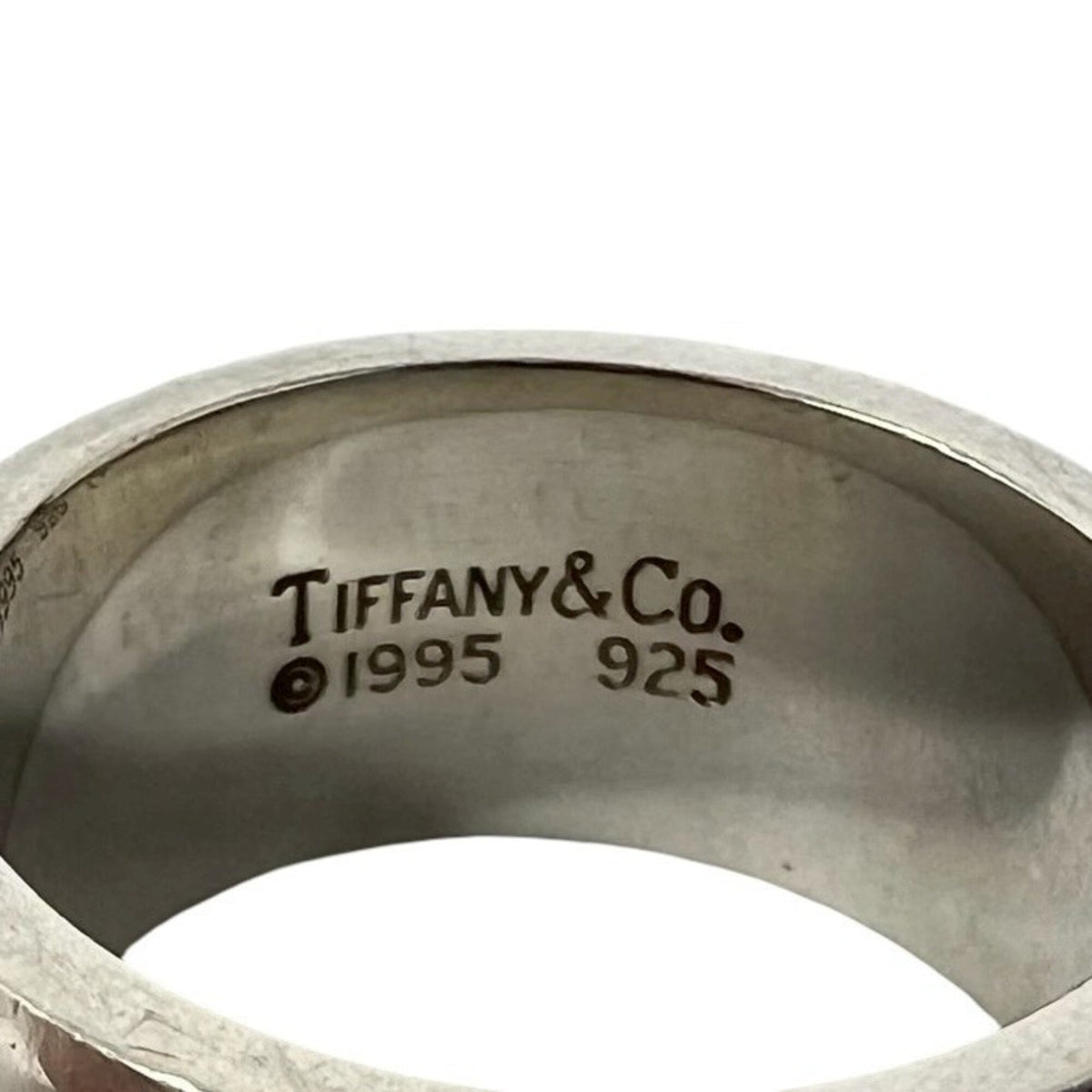 Tiffany Silver Silver 925 Band Ring (Pre-Owned)