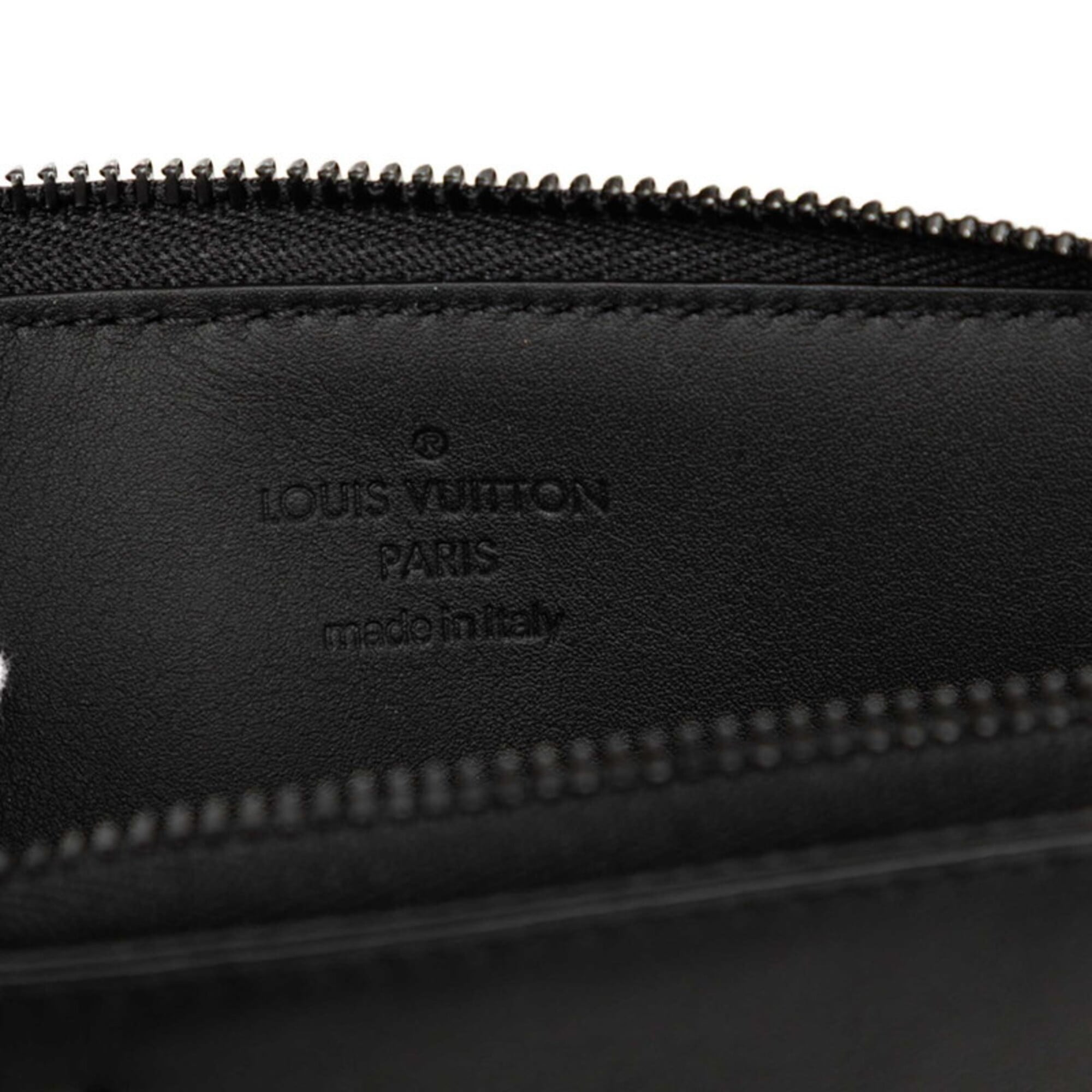 Louis Vuitton Black Noir Leather Wallet (Bi-Fold) (Pre-Owned)