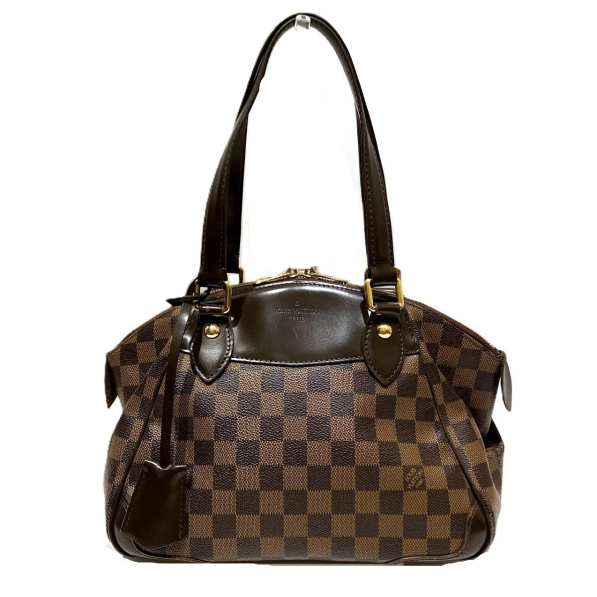 Louis Vuitton Damier Brown Damier Canvas Handbag (Pre-Owned)