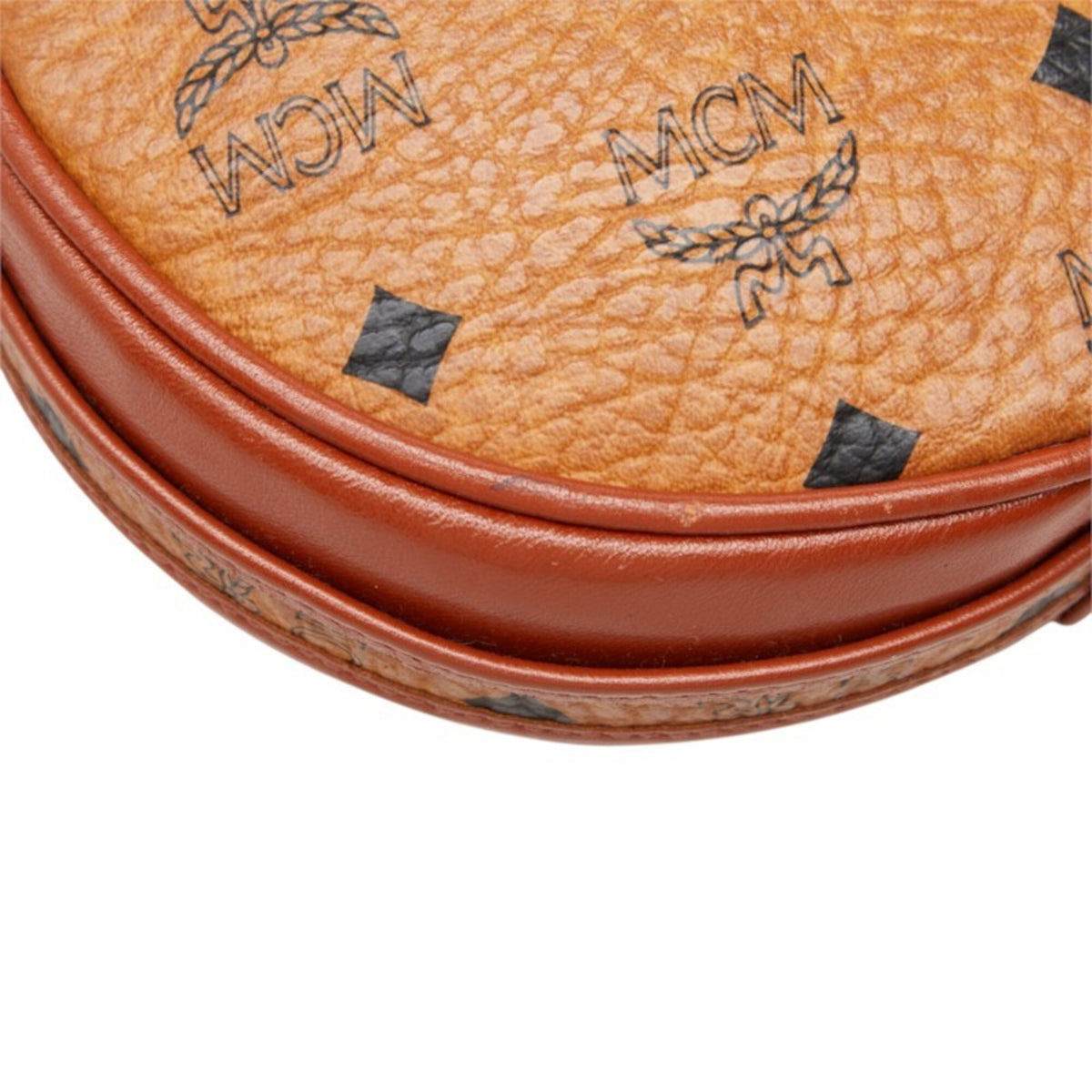 Mcm Brown Pvc Leather Shoulder Bag (Pre-Owned)