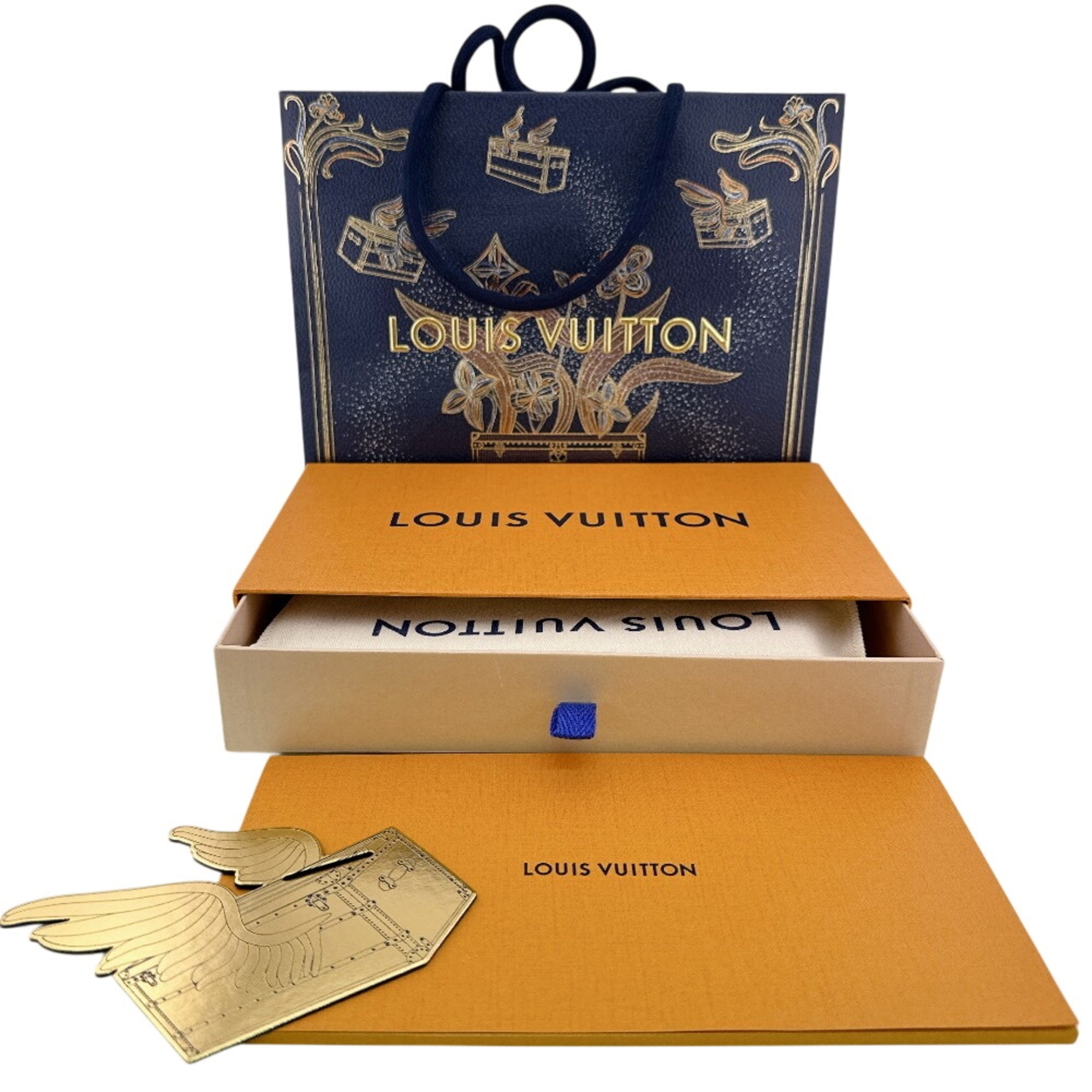 Louis Vuitton Yellow Leather Long Wallet (Bi-Fold) (Pre-Owned)