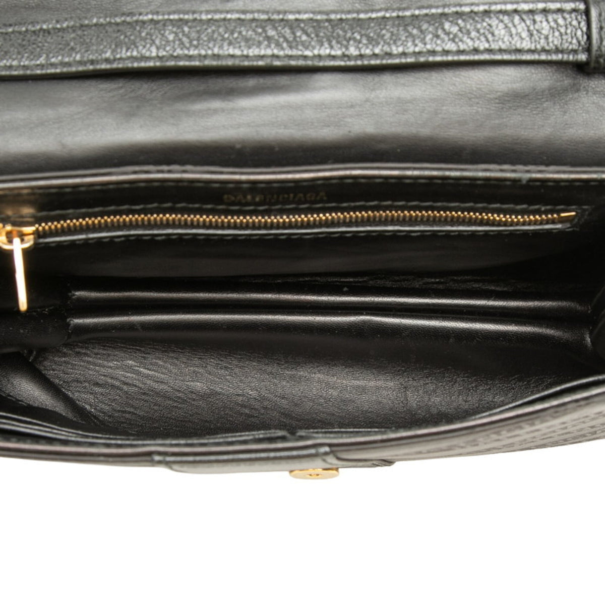 Balenciaga Black Nylon Leather Shoulder Bag (Pre-Owned)