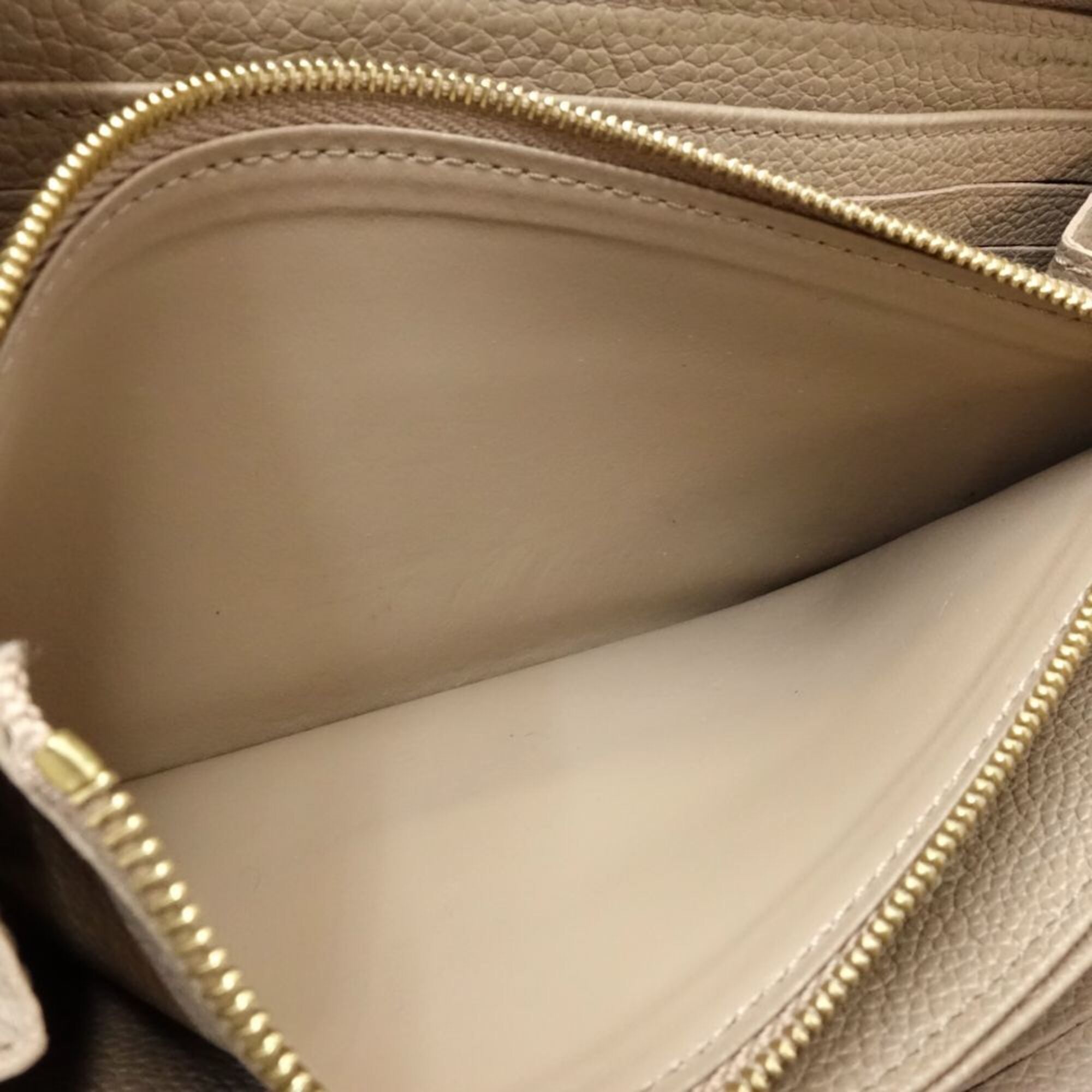 Louis Vuitton Beige Bicolor Monogram Empreinte Long Wallet (Bi-Fold) (Pre-Owned)